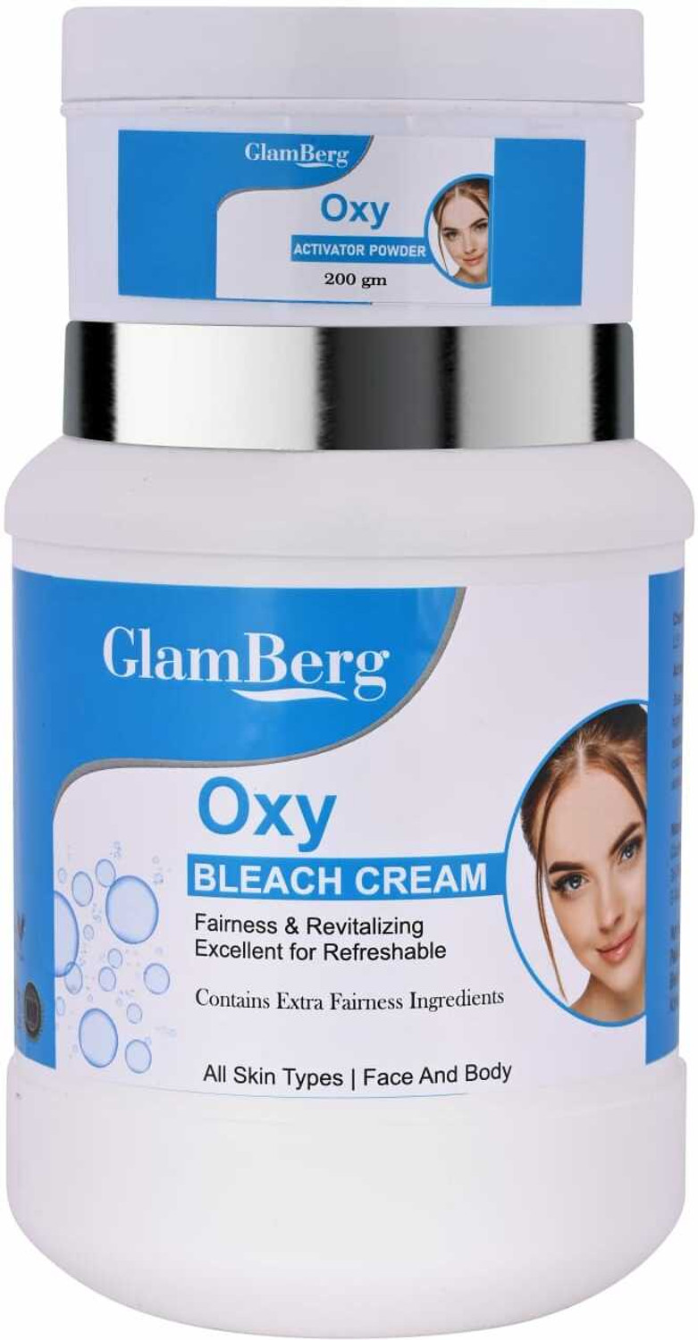 Image of Glamberg Oxy Life Bleach Cream 1 Kg With Activator