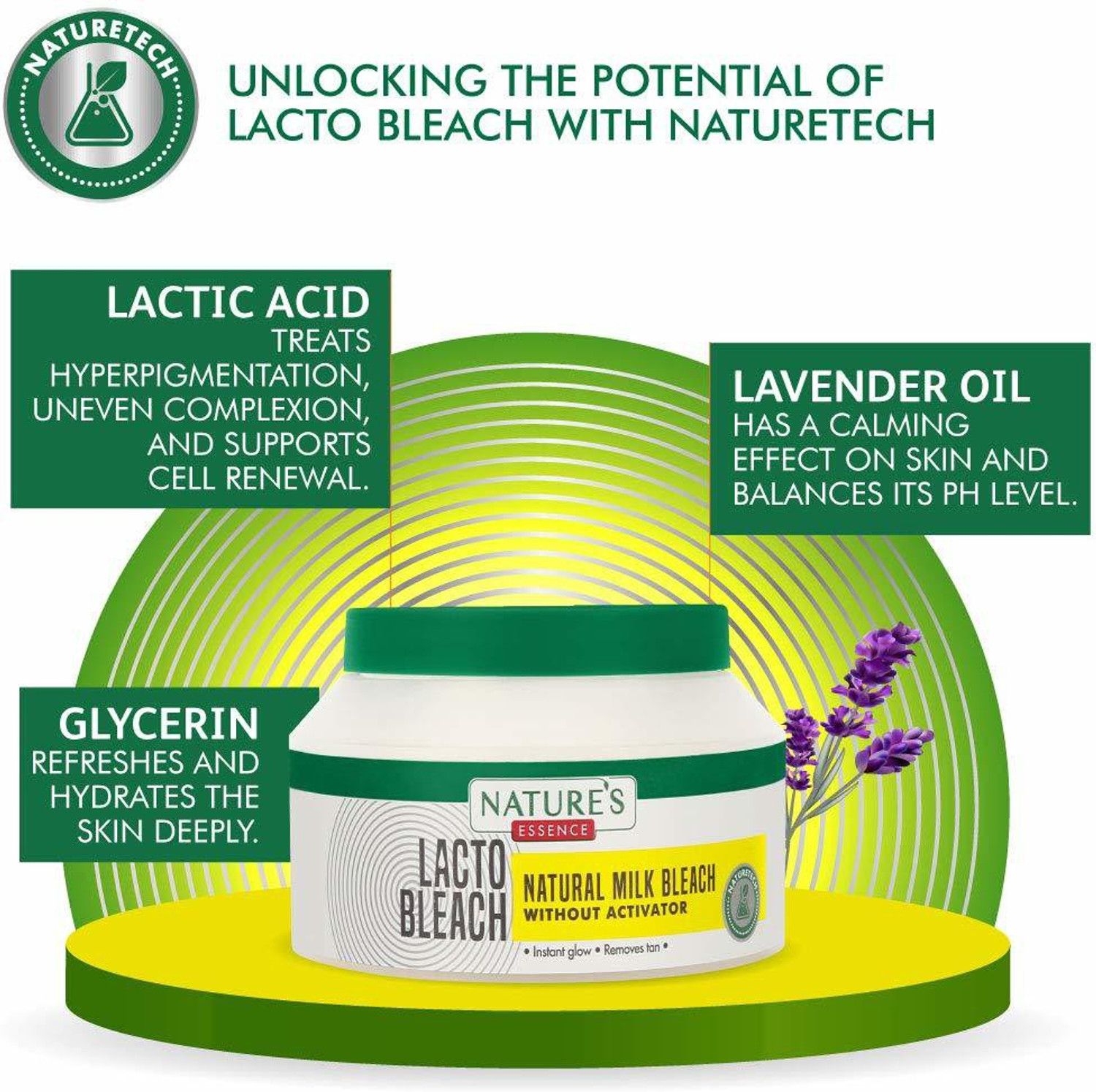 Image of Nature's Essence LACTO BLEACH NATURAL MILK BLEACH 100GX2