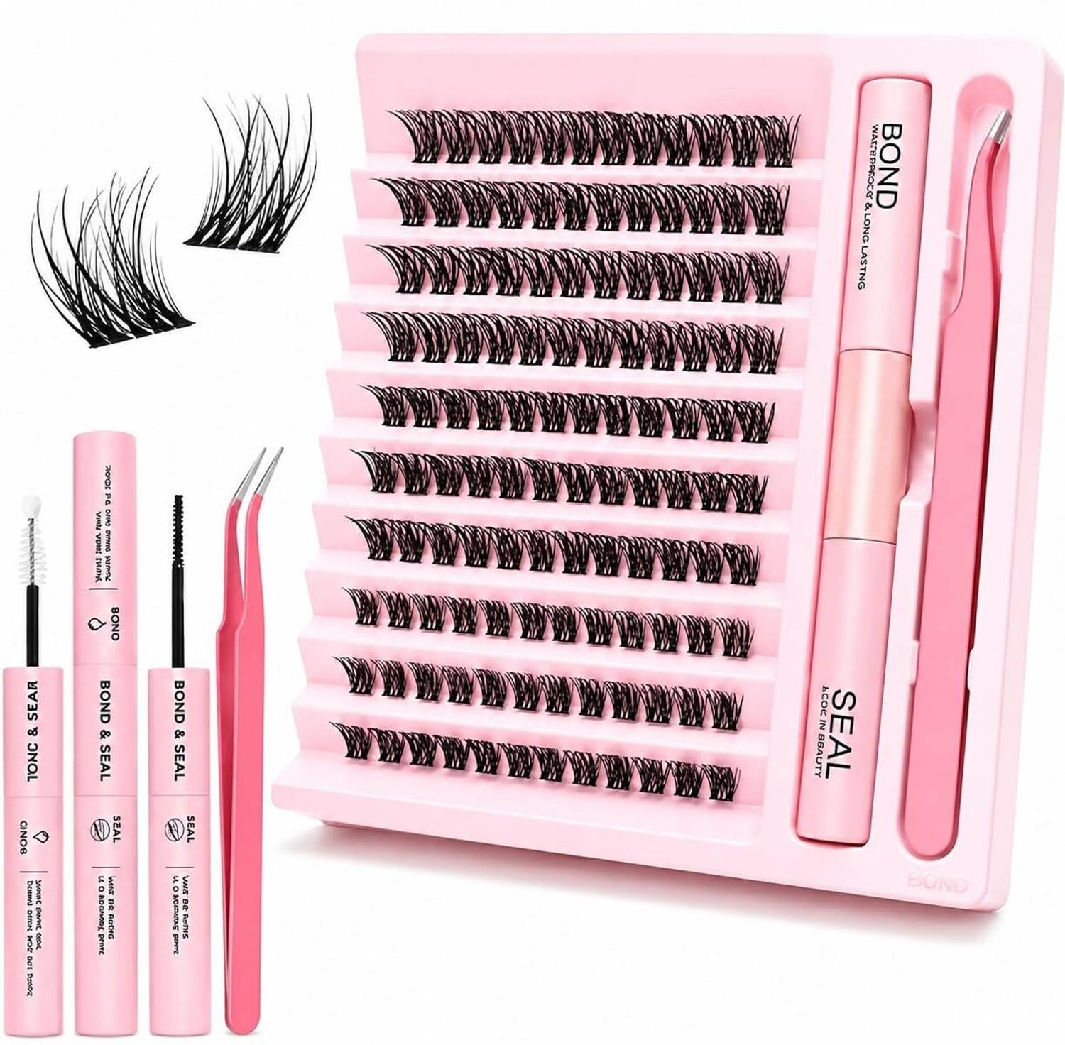 KAIDAA 120Pcs Cluster Eye Lashes 8-14MM Pack of 1 - Image 1