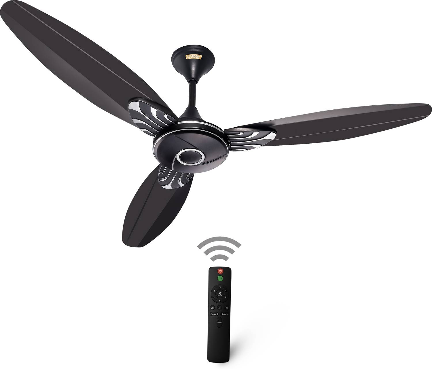 Stardom Racer Smoke Brown 1200 mm BLDC Ceiling Fan