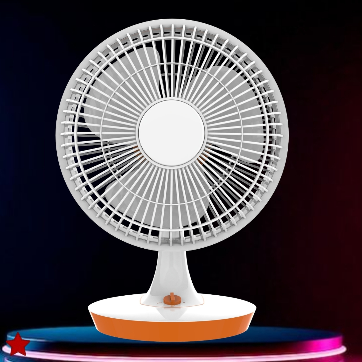 Image of YAROH Mini Ac Cooler for Room Cooling 300mm(12Inch.) Electric Table Fan For HomeZT5 Silent Operation 300 mm Table Fan