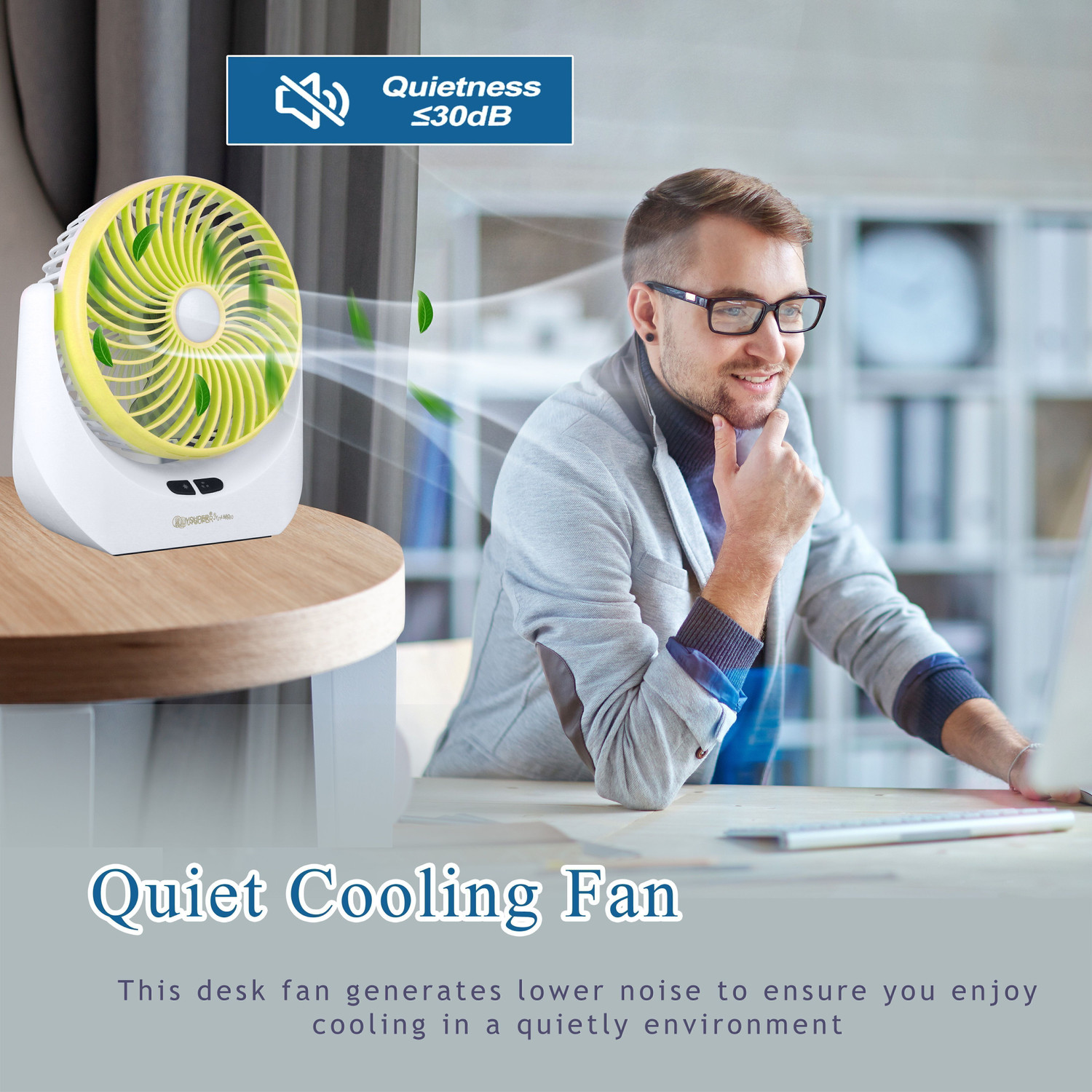 Image of TAKSHA FANS High Speed Rechargeable portable Table Fan with LED Light Battery Powered 3-Speed Portable Mini USB Fan For Home, Office , Kitchen USB Fan