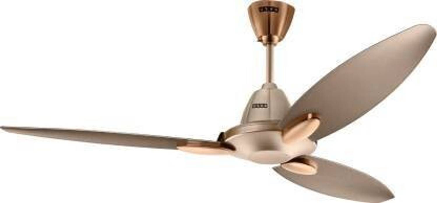 USHA Bloom Daffodil GoodBye Dust 1250 mm 380 Blade Ceiling Fan (Sparkle Golden, Brown, Pack of 1) with 2 Year Warranty 1250 mm Ceiling Fan