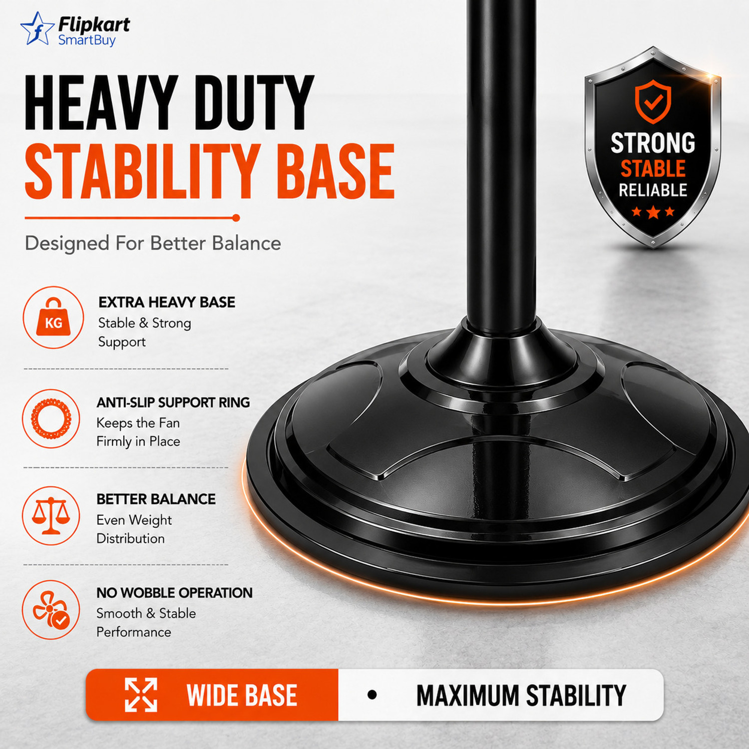 Image of Flipkart SmartBuy Falcon Signature with 2 Year Warranty High Air Delivery, Ultra High Speed 400 mm Pedestal Fan