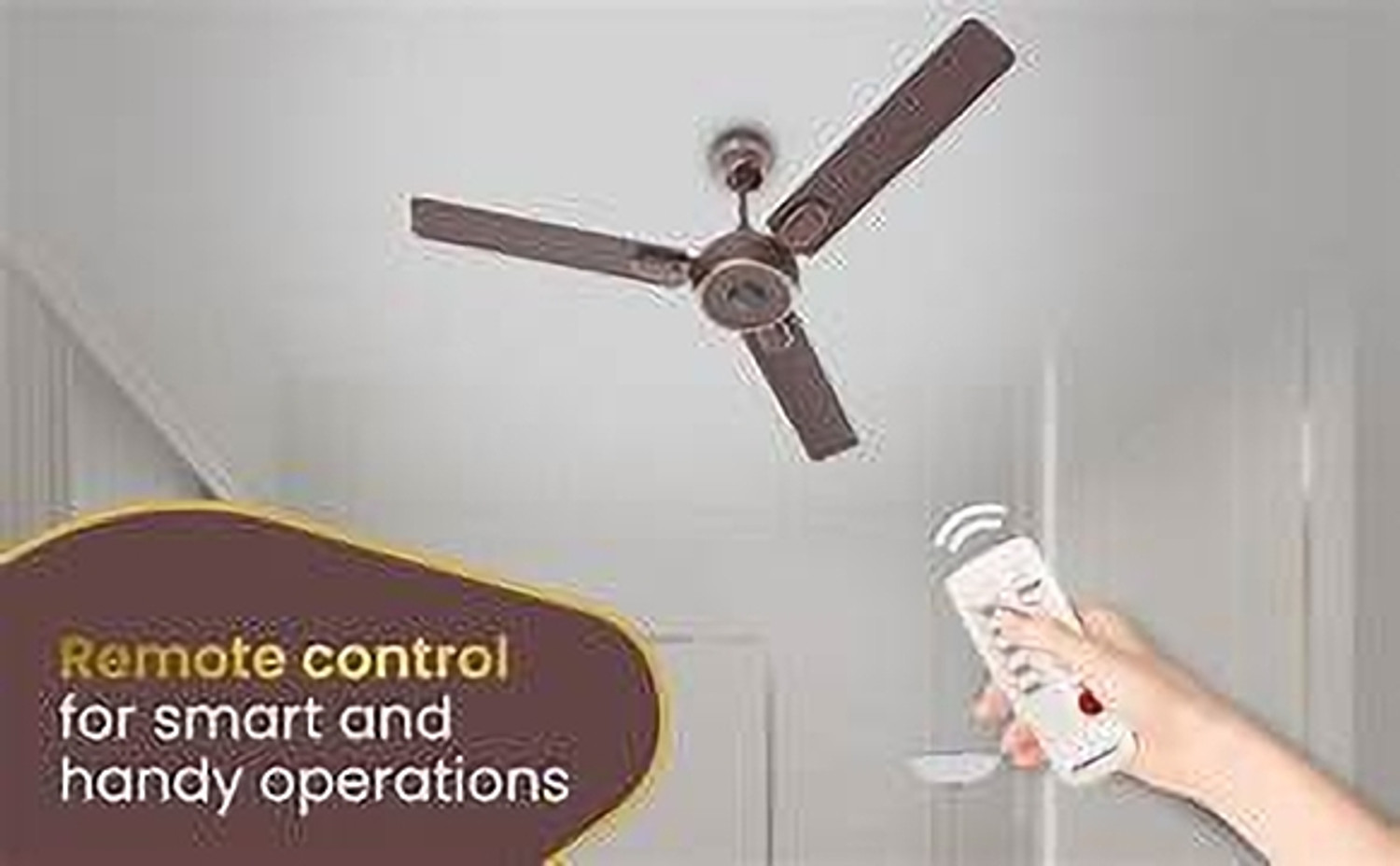 Image of BAJAJ ENERGON PRIME Silent BLDC Ceiling Fan with remote with 1 Year Warranty BLDC Motor 1200 mm Ceiling Fan