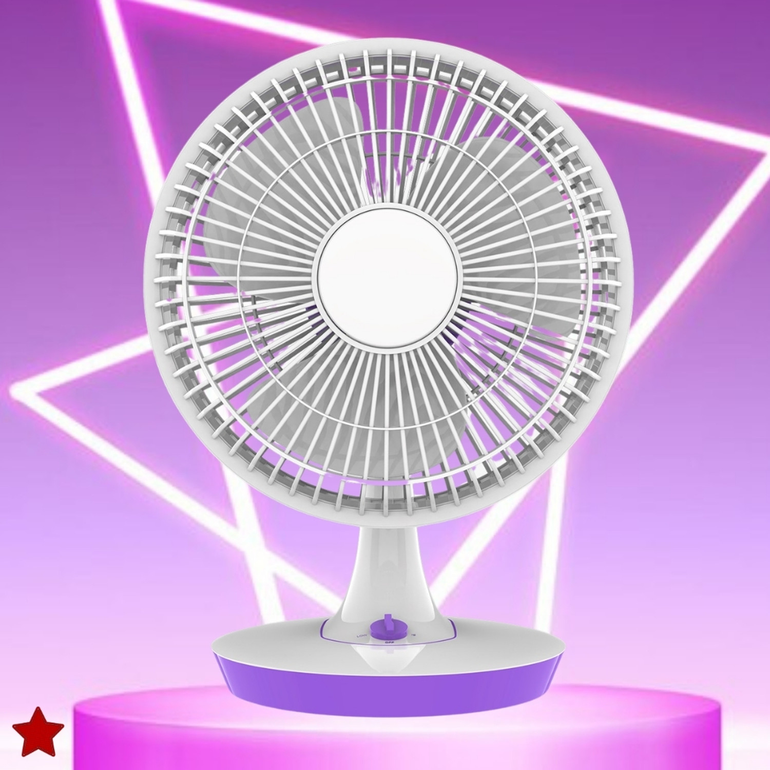 Image of Clairbell Mini Ac Cooler for Room Cooling 300mm(12Inch.) Electric Table Fan For HomeVT380 Silent Operation 300 mm Table Fan