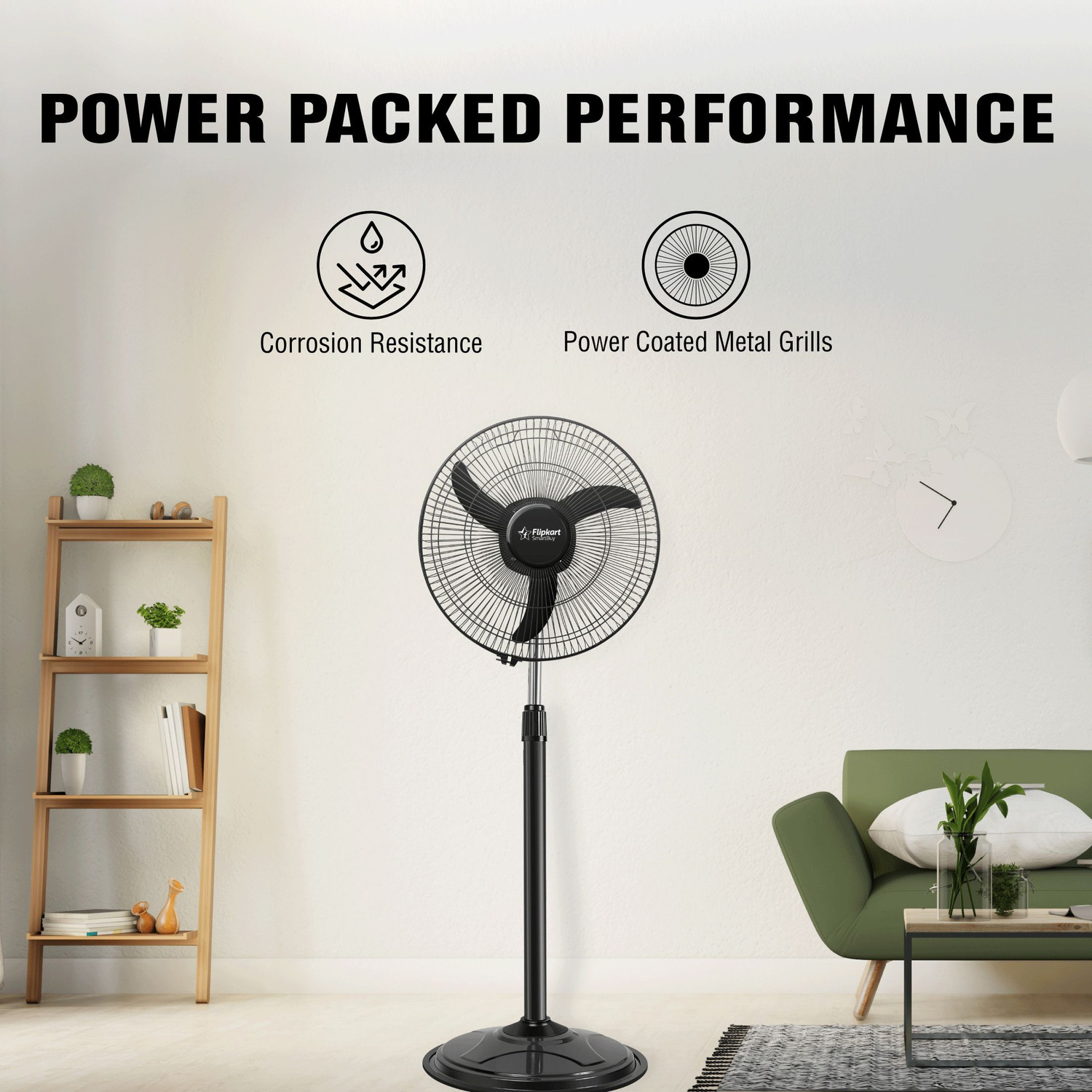 Image of Flipkart SmartBuy FALCON with 2 Year Warranty Ultra High Speed 400 mm Pedestal Fan