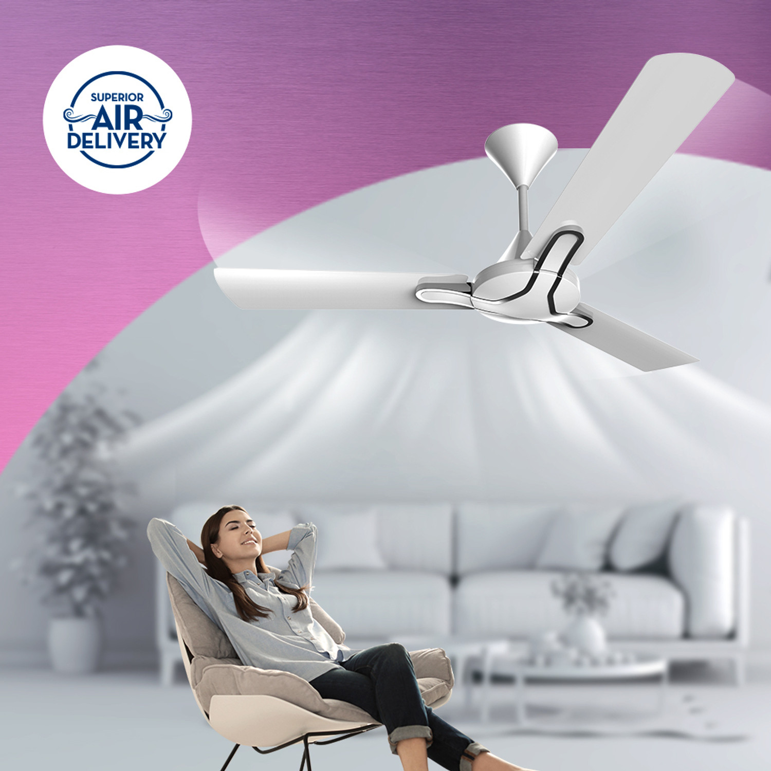 Image of Crompton Highspeed Gianna with 2 Year Warranty 1200 mm Ceiling Fan