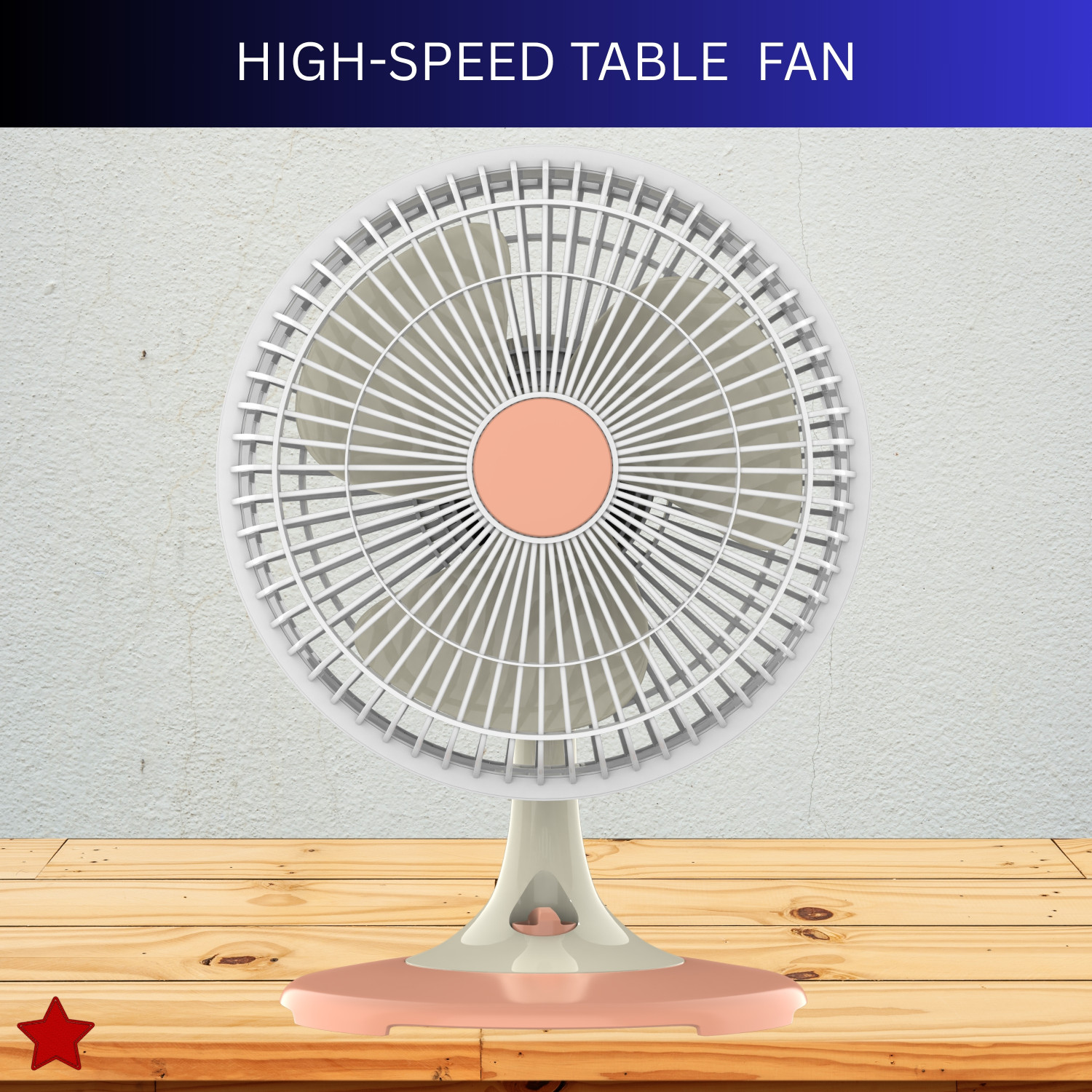 Image of SACRO 300mm(12Inch.) Mini AC Cooler Fan, Small Evaporative Air Table Fan For HomeZ133 Silent Operation 300 mm Table Fan