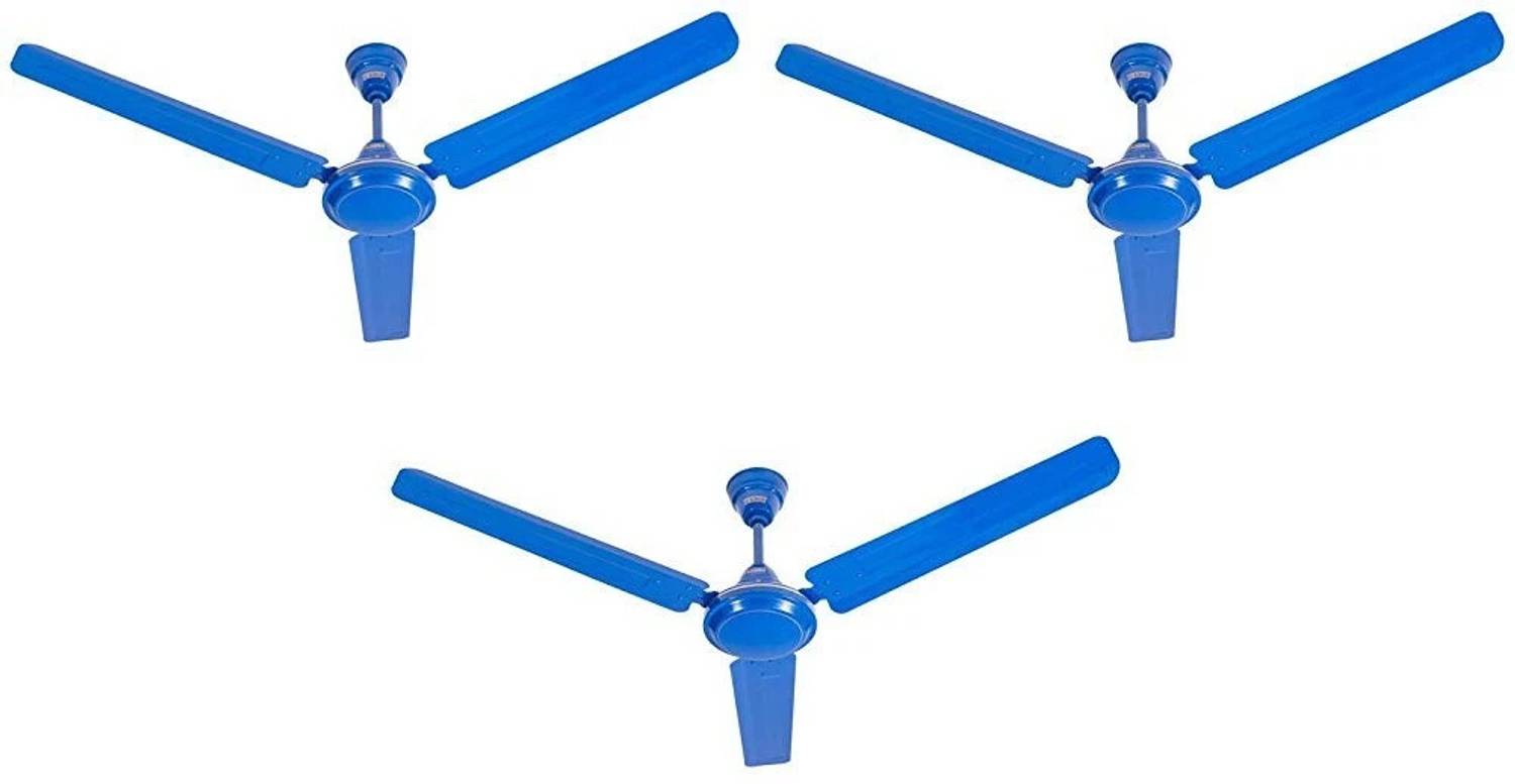 USHA Racer PACK OF 3 with 1 Year Warranty 1200 mm Ceiling Fan