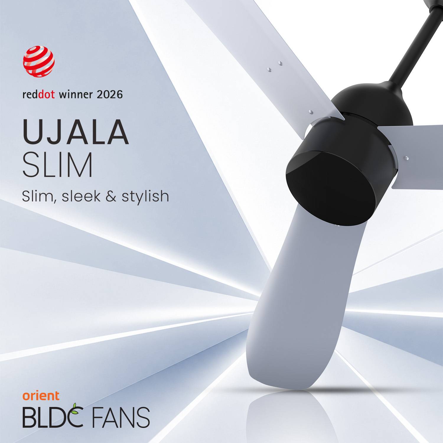 Orient Ujala Slim 1200mm Ceiling Fan with BLDC Motor - Image 2