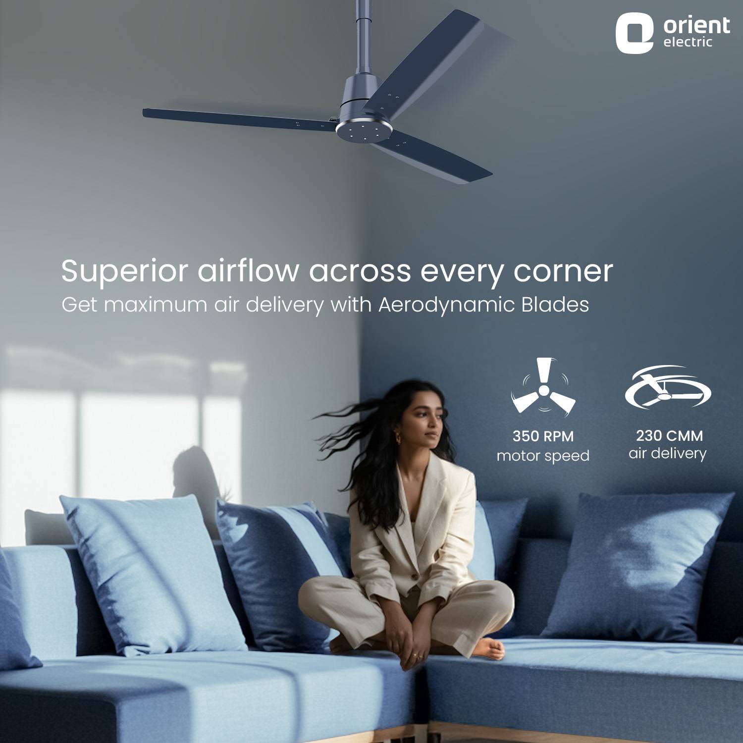 Orient Proton BLDC Ceiling Fan - Image 4