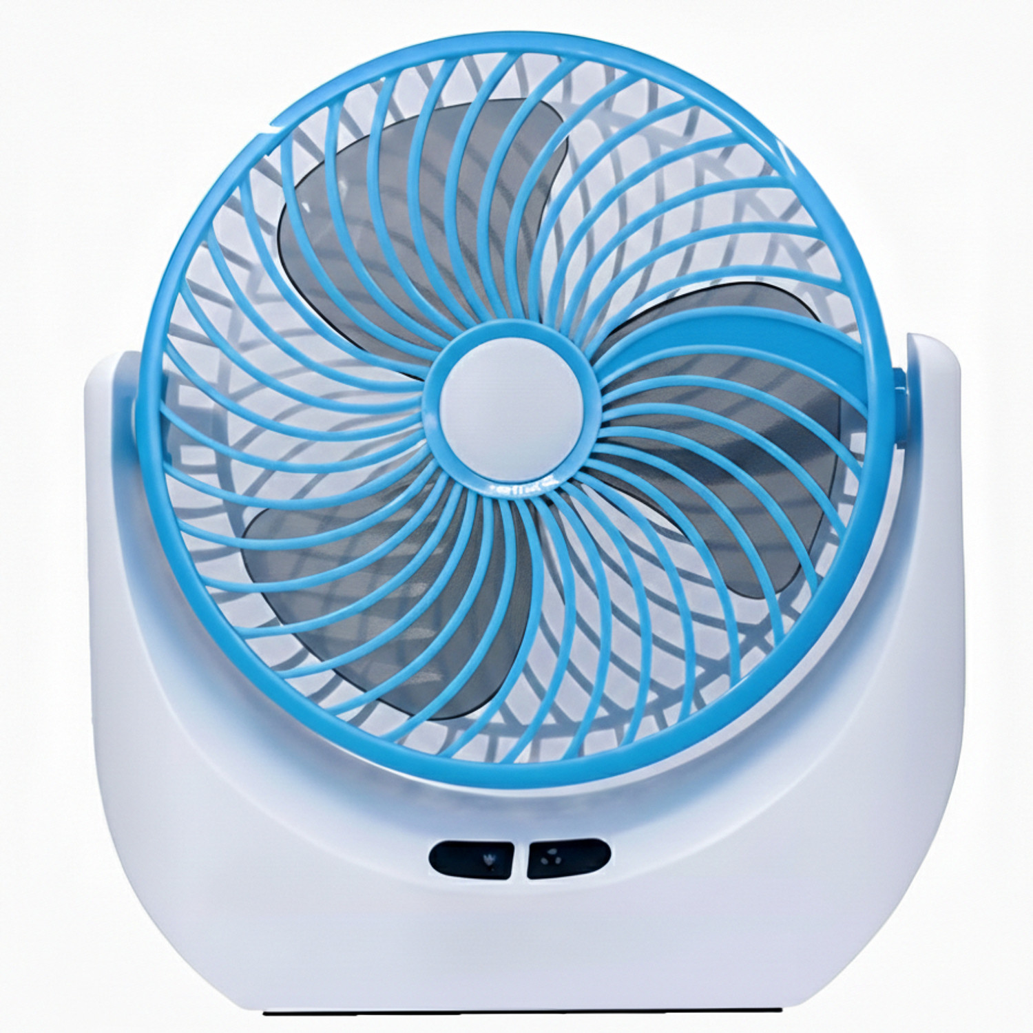 Image of Ampeva High-Speed 4000mAh Rechargeable Table Fan with LED Light, Portable Fan, USB Fan, USB Battery Powered Quiet Personal Fan, 3 Speed For Kitchen, Office, Home USB Fan