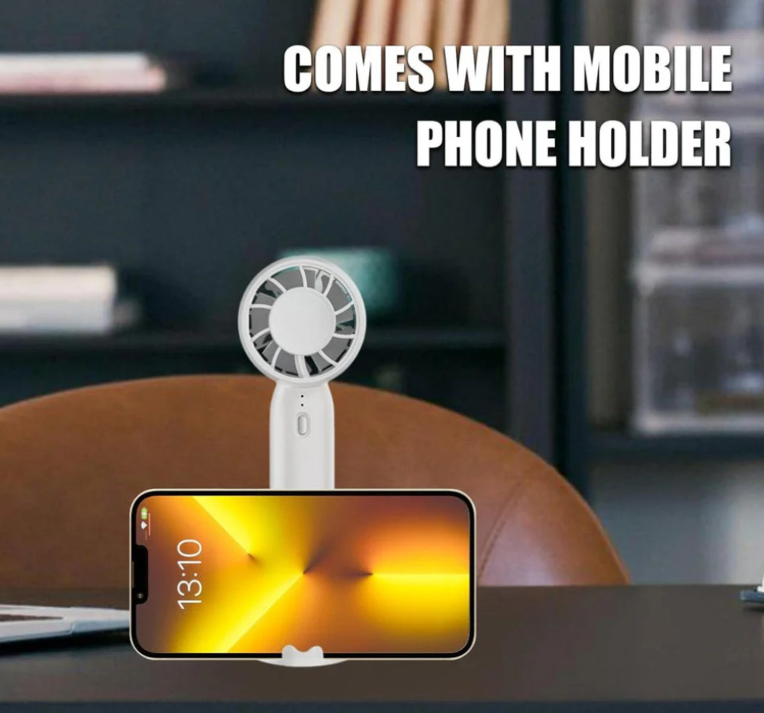 Image of TUNISKY Portable Mini Cooling Fan USB Rechargeable, Compact Personal Fan for Home with 1 Months Warranty 200 mm Table Fan