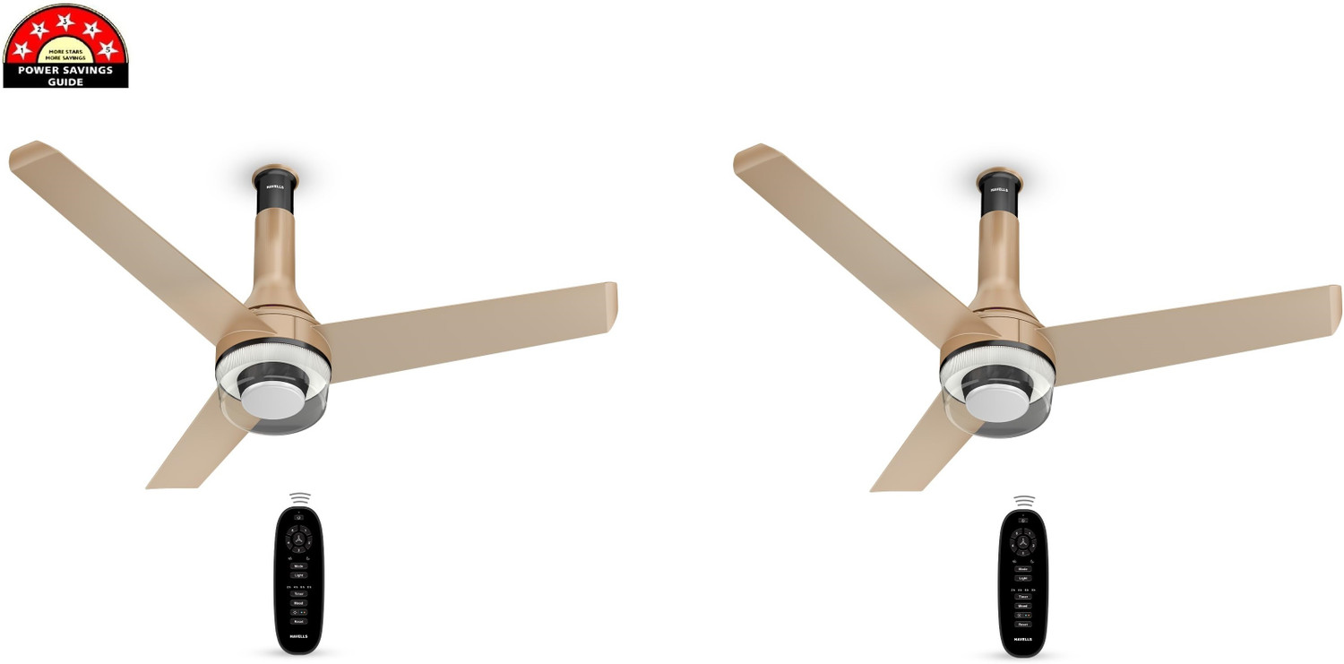 Image of HAVELLS Crista BLDC Underlight Remote Controlled, Smart Fan, with 2 Year Warranty 1200 mm Ceiling Fan