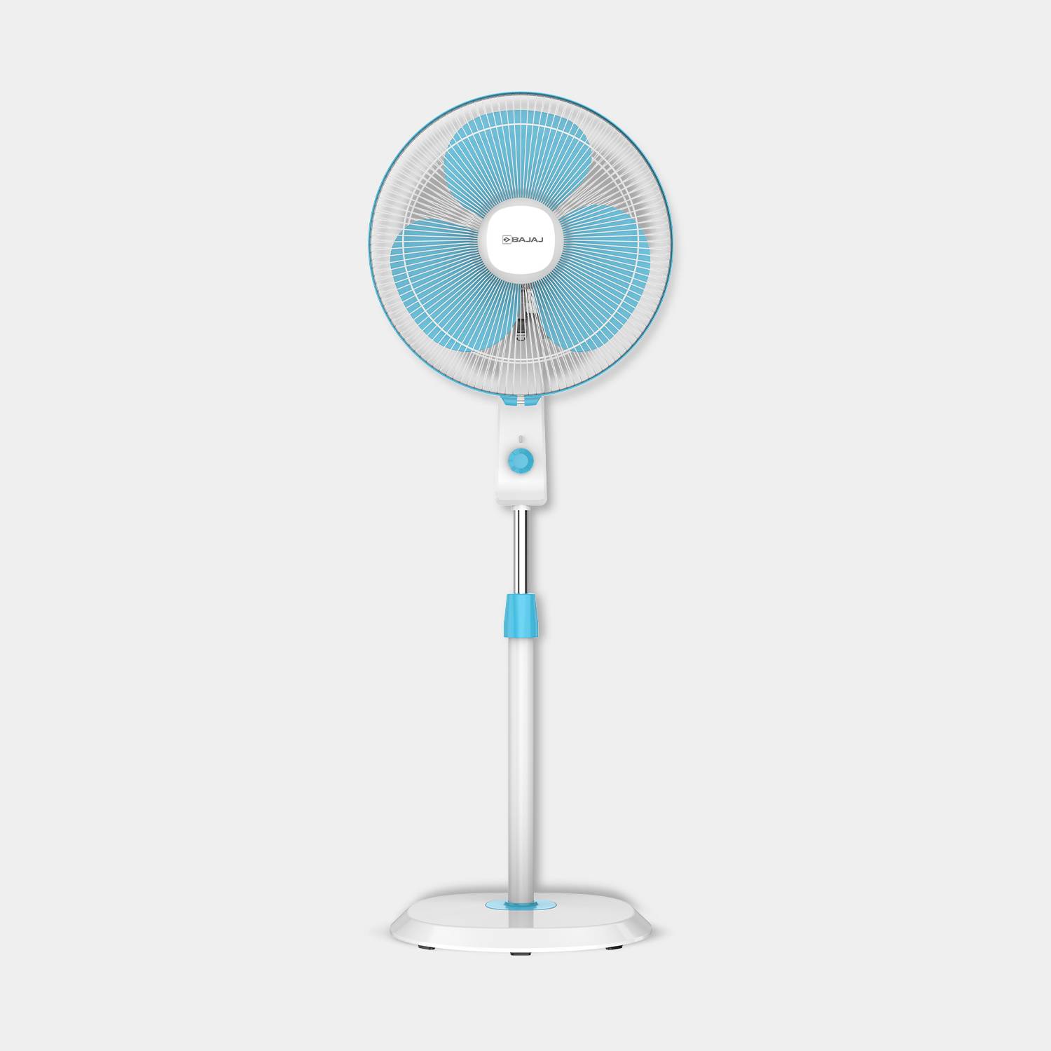 BAJAJ Robusto 400Mm Icy blue White Pedestal Fan | Copper Motor with 3 Year Warranty 400 mm Pedestal Fan