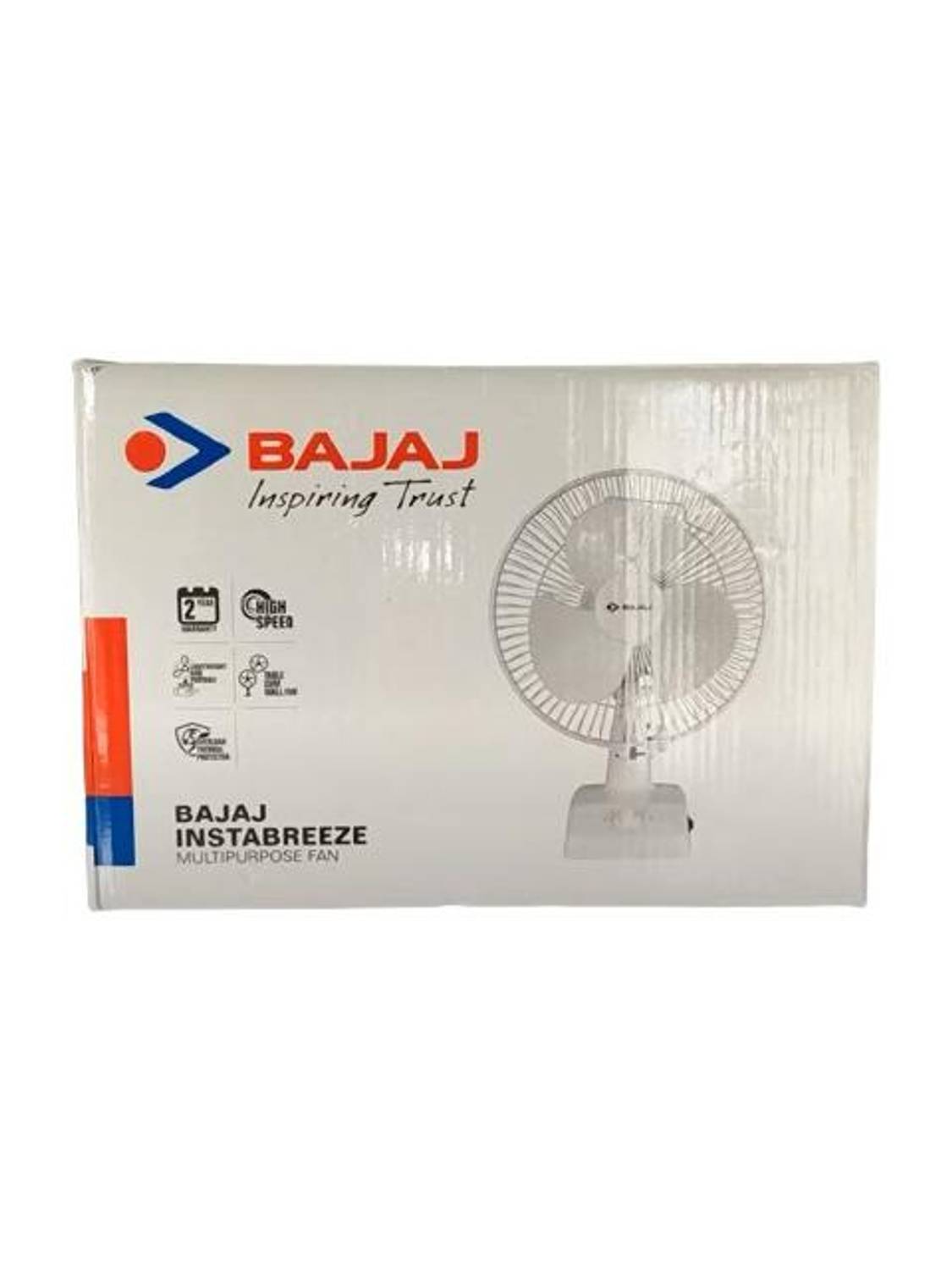 BAJAJ Instabreeze with 1 Year Warranty Anti Dust 200 mm Table Fan