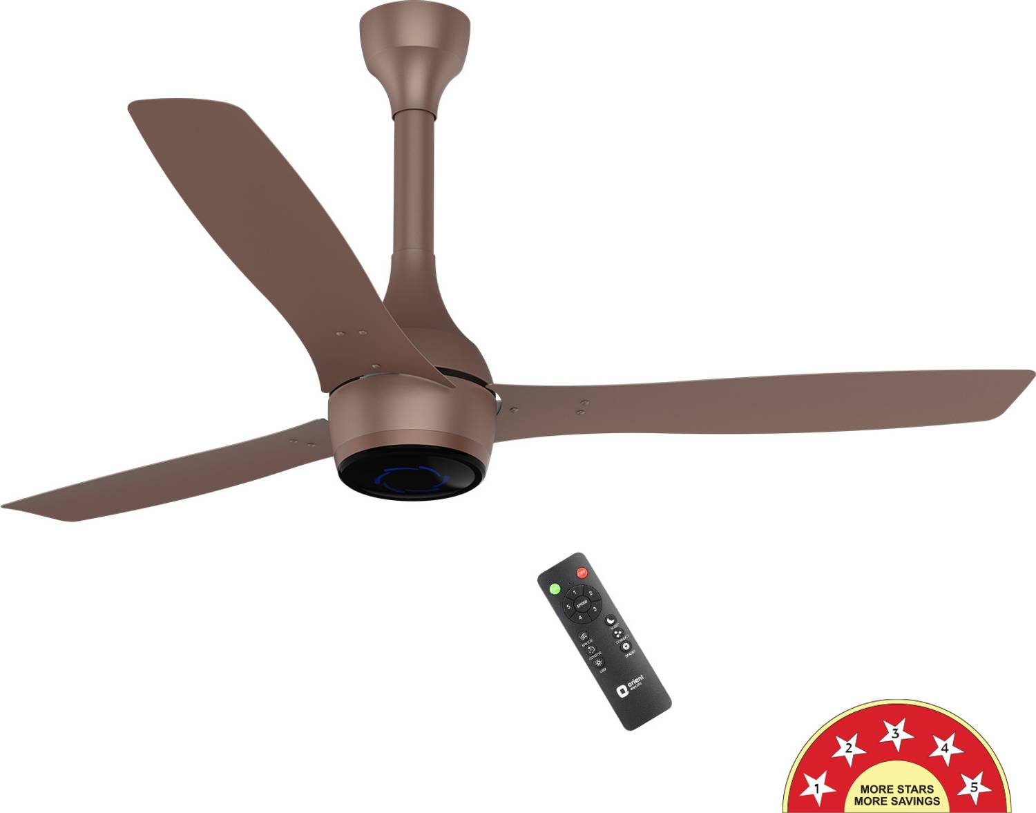 Orient Electric Aeon VC H with 5 Year Warranty BLDC Motor with Remote, High Air Delivery, IoT Enabled, With LED Indicators 1200 mm Ceiling Fan