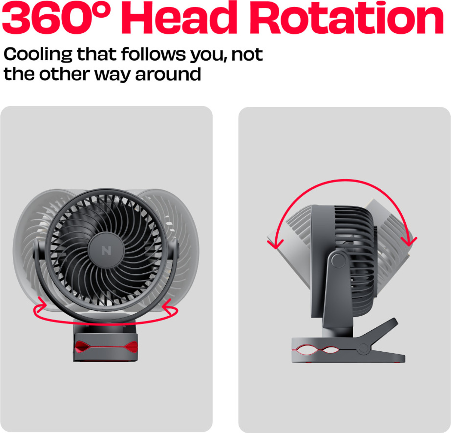 Image of Nuuk KLIP with 2 Year Warranty BLDC Motor, Silent Operation 127 mm Table Fan