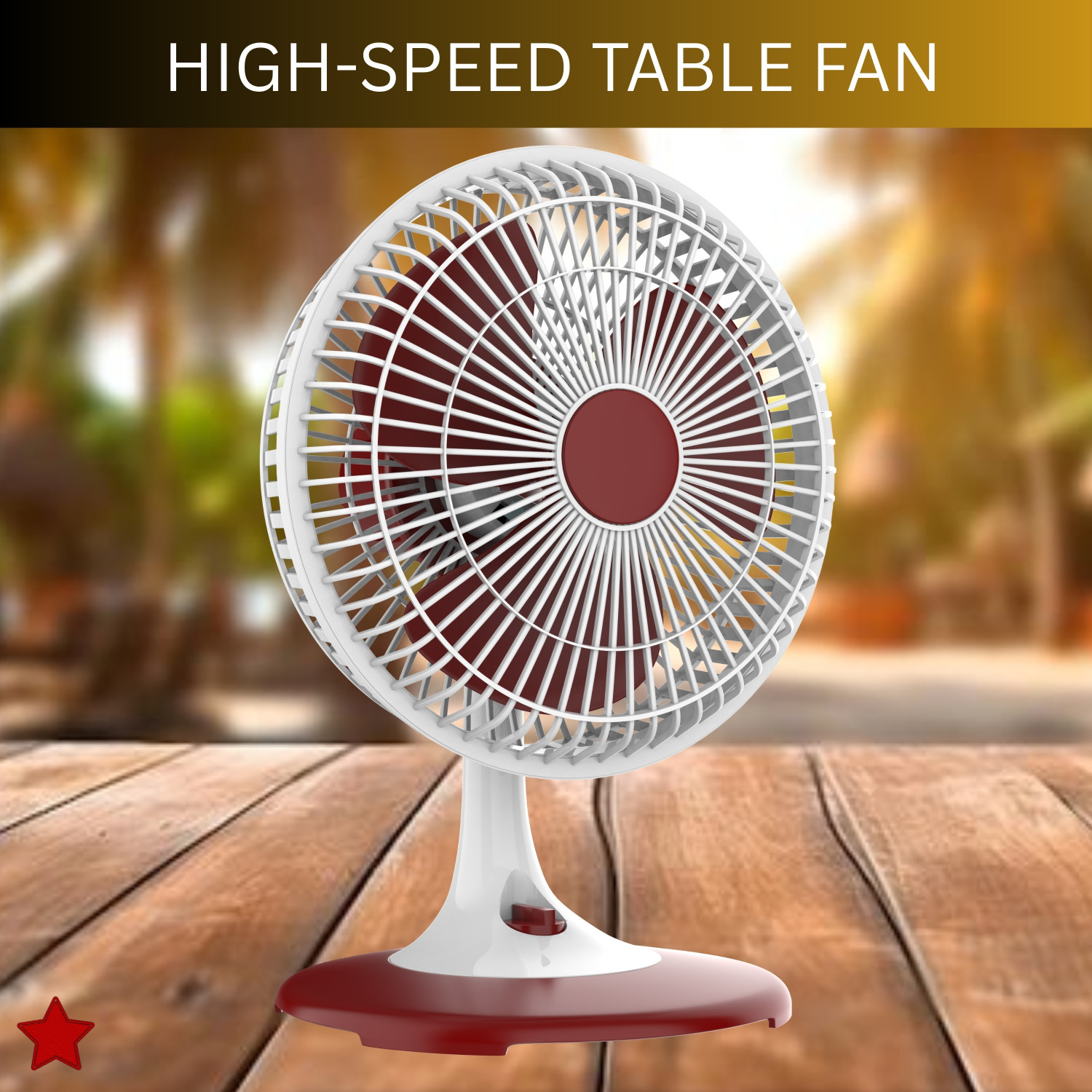 Image of SACRO 300mm(12Inch.) Mini AC Cooler Fan, Small Evaporative Air Table Fan For HomeZ185 Silent Operation 300 mm Table Fan