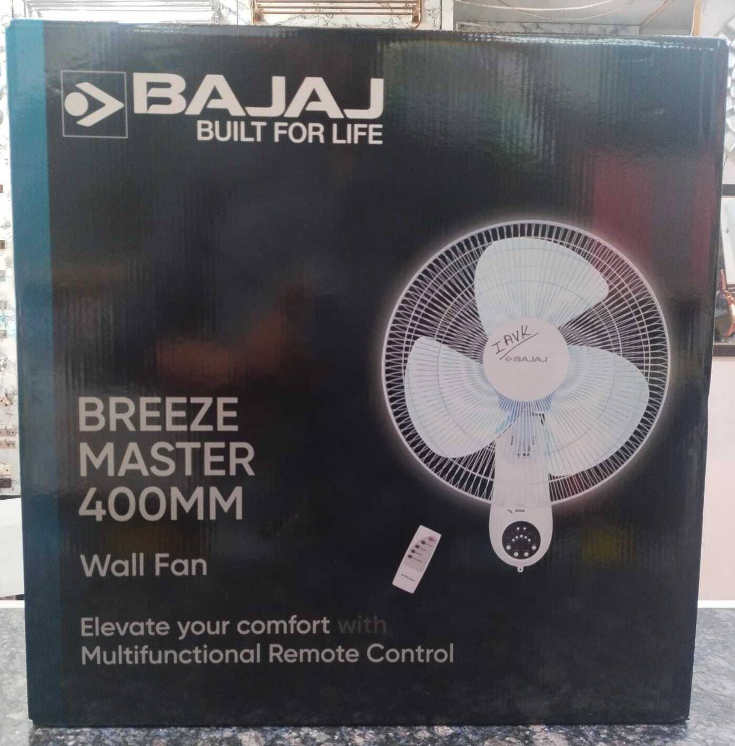BAJAJ 2050 with 24 Months Warranty Remote Controlled 400 mm Wall Fan