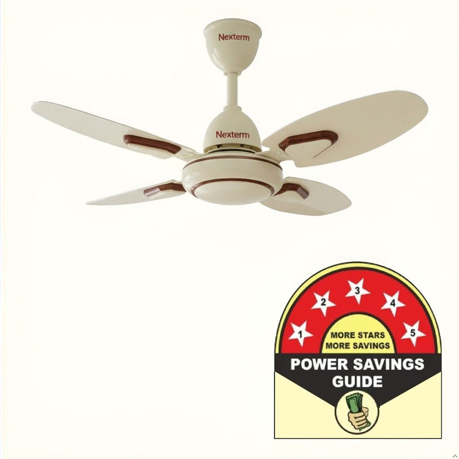 Image of Nexterm FAN Ivery Brawon-48 with 2 Year Warranty Anti Rust, High Air Delivery 600 mm Ceiling Fan