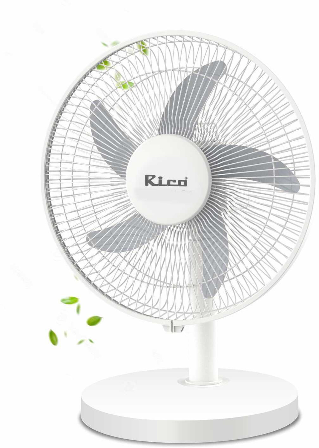 Image of Rico 12 inch Rechargeable Fan | Type-C Charging | BLDC Motor with 3-Speed Setting with 1 Year Warranty Silent Operation, BLDC Motor 305 mm Table Fan