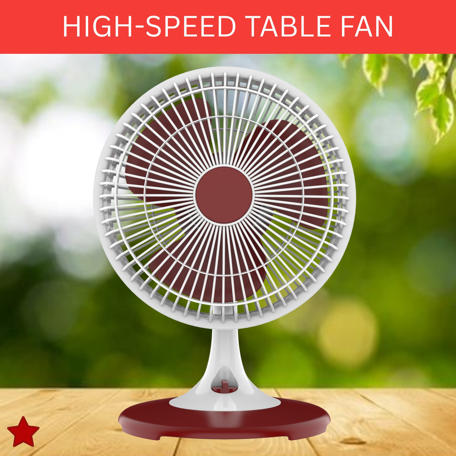 Image of FRONY 300mm(12Inch.) Mini AC Cooler Fan, Small Evaporative Air Table Fan For HomeX182 Silent Operation 300 mm Table Fan