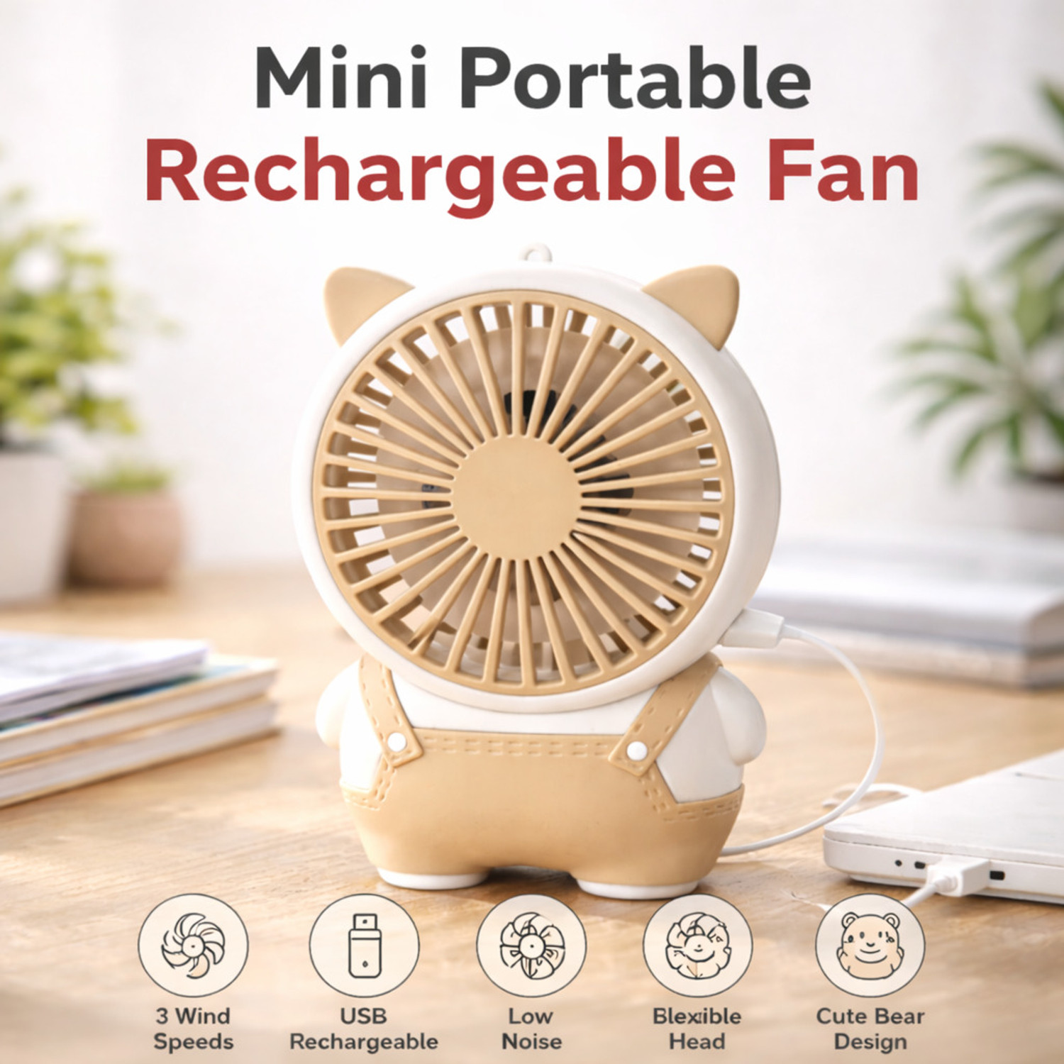 Image of nts EN-3063 90 mm Table Fan