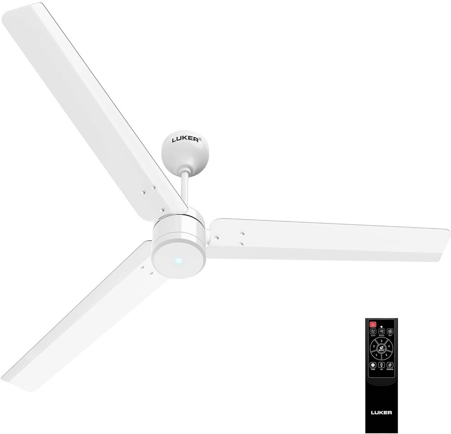 LUKER USA Aero Zen BLDC Ceiling Fan with IR RemoteEnergy SavingAir Delivery LED with 3 Year Warranty 1200 mm Ceiling Fan