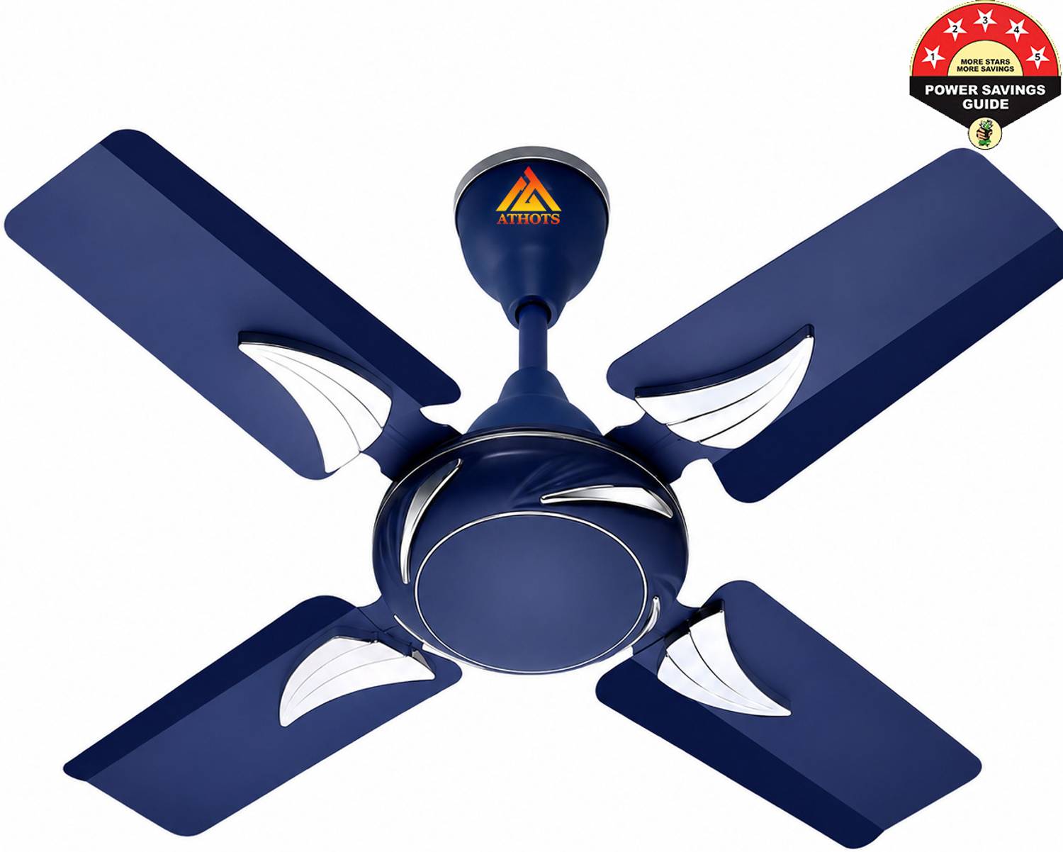 Athots Hunt | Ultra High Speed | 24 Inch Smocked Brown with 30 Months Warranty Anti Dust, High Air Delivery, Energy Saving 600 mm Ceiling Fan