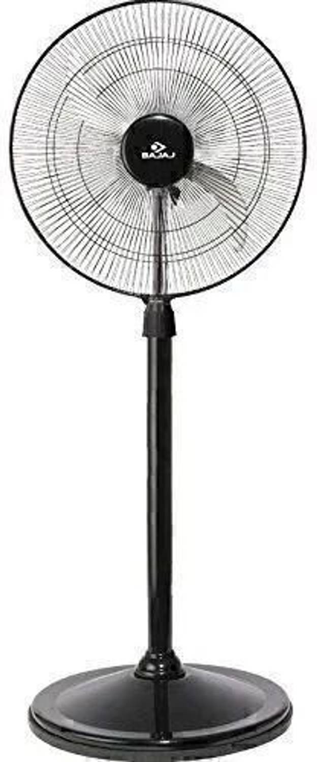 BAJAJ TEZ MK II FARRATA 450MM BLACK | Copper Motor | High Speed | Economy with 1 Year Warranty Ultra High Speed, High Air Delivery 450 mm Pedestal Fan