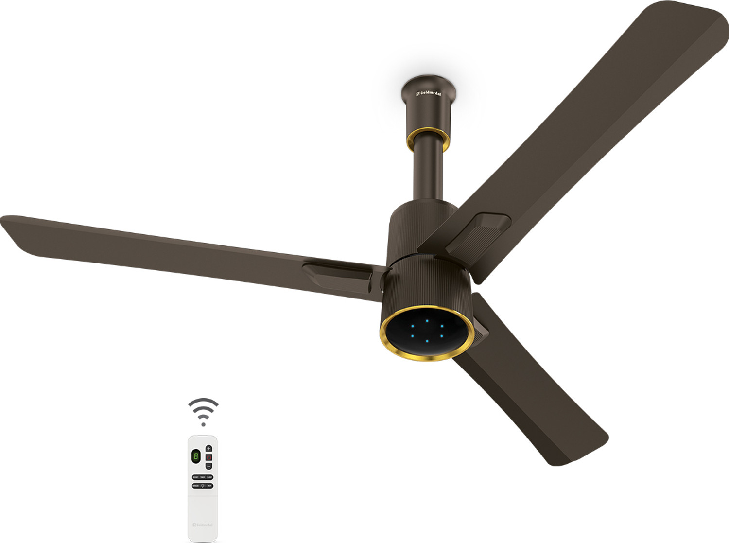 Image of Goldmedal Spacio BLDC with 5 Year Warranty BLDC with Remote and Regulator 1200 mm Ceiling Fan