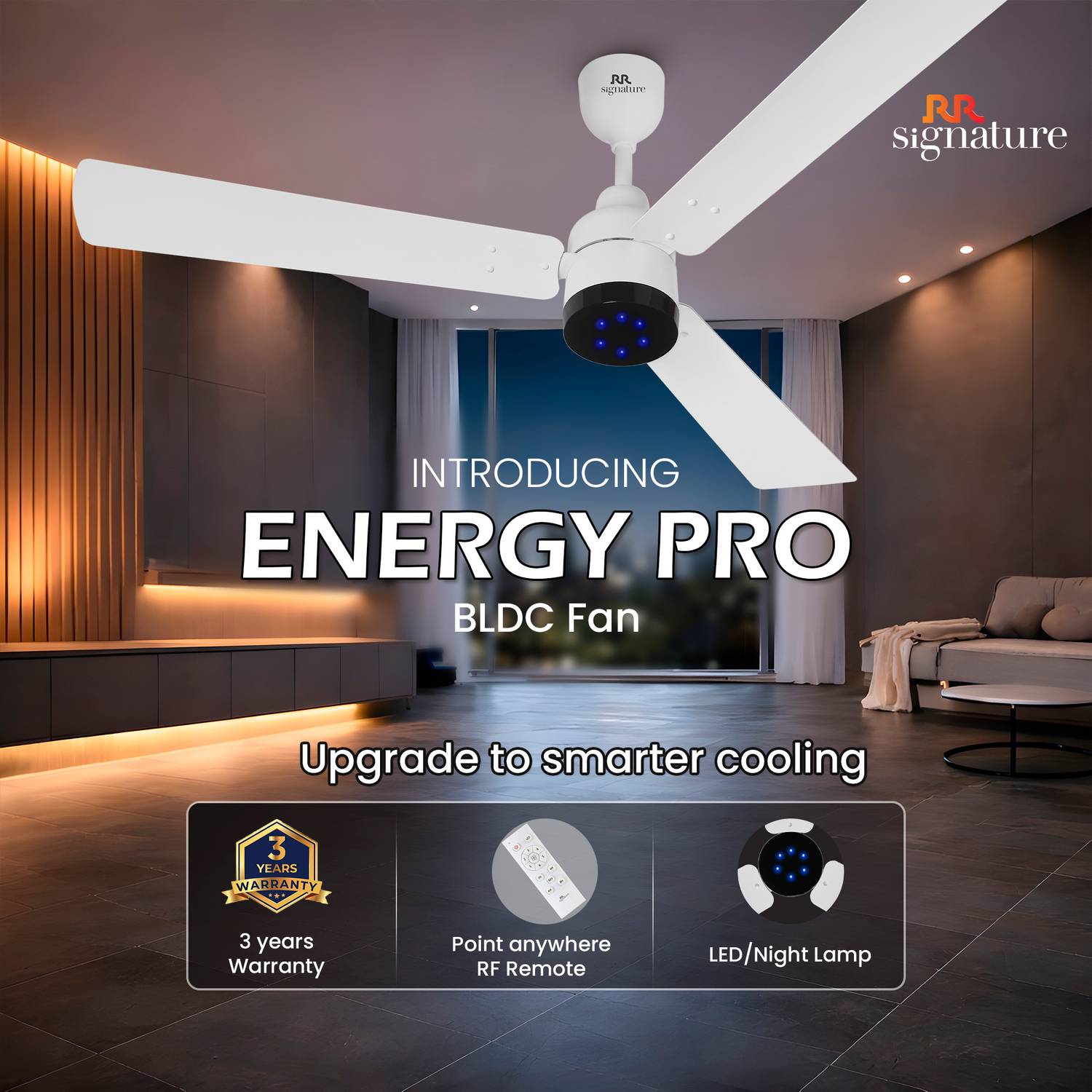 RR Signature Energy Pro 1200 mm Ceiling Fan - Image 2