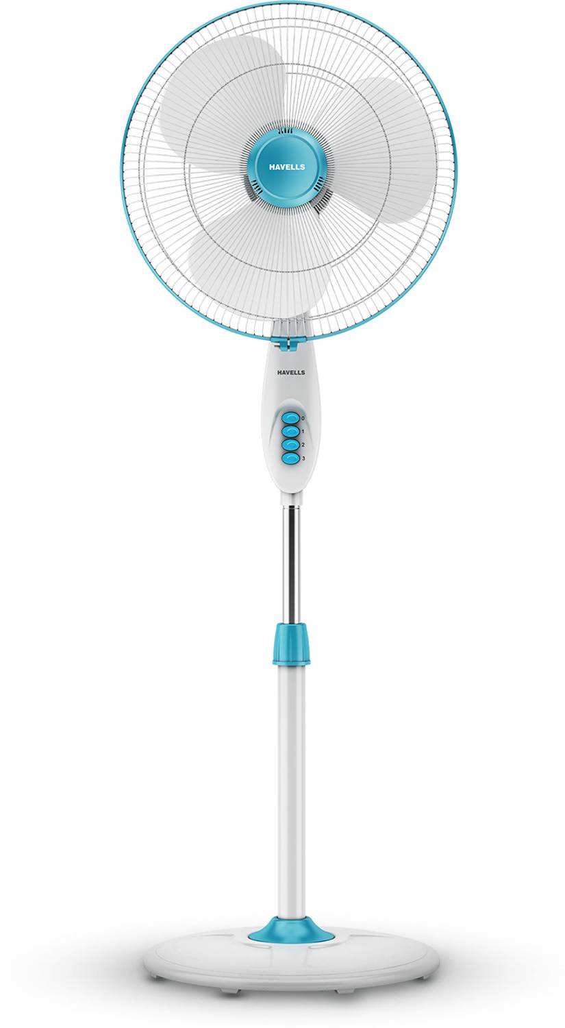 HAVELLS Gatik Pro|120 Ribs Guard for Safety|Smooth Oscillation|Heavy Base| ISI Marked with 2 Year Warranty Energy Saving 400 mm Pedestal Fan