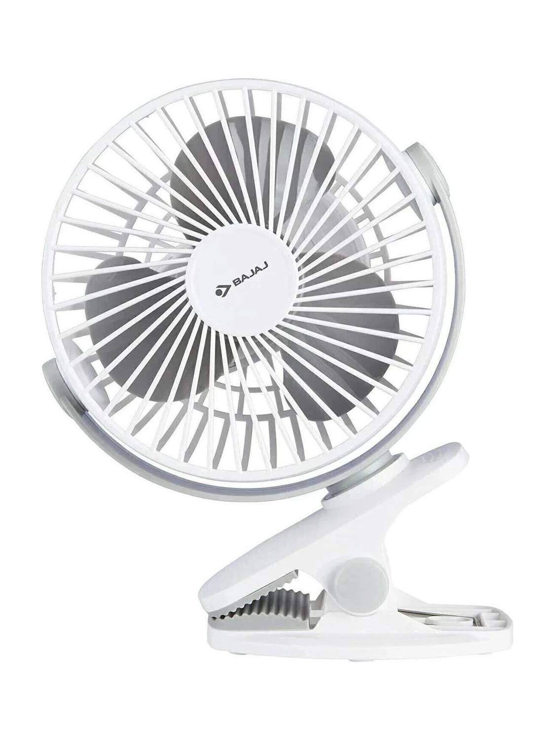 BAJAJ PYGMY MINI FAN BLUE | 110 mm | 3 Blade | Table Fan | White with 2 Year Warranty Ultra High Speed 110 mm Table Fan