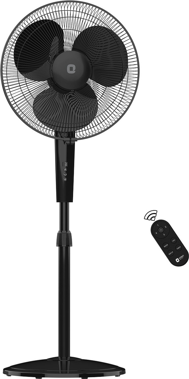 Image of Orient Electric Harrier BLDC Stand Fan | 2121680617720 Energy Saving, Whisper Quiet Operation with 2 Year Warranty BLDC Motor with Remote, Energy Saving, Ultra High Speed, High Air Delivery 400 mm Pedestal Fan