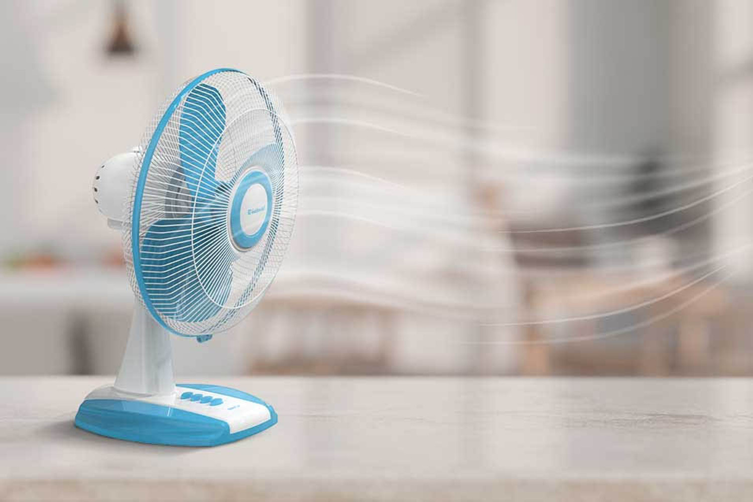 Image of KULDEEP 001 with 6 Months Warranty 400 mm Table Fan (MULTICOLOR | Pack of 1)