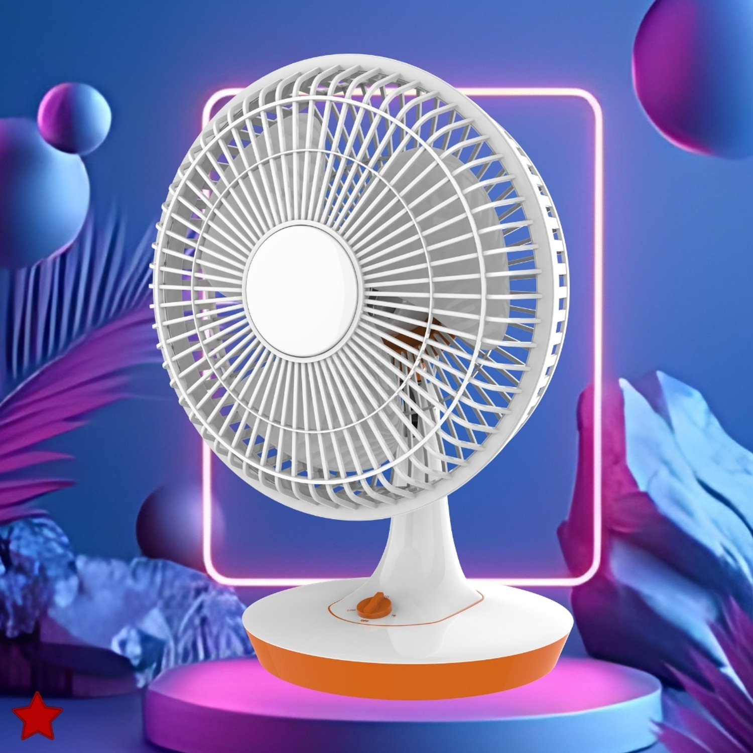 Image of FRONY Mini Ac Cooler for Room Cooling 300mm(12Inch.) Electric Table Fan For HomeCR474 Silent Operation 300 mm Table Fan