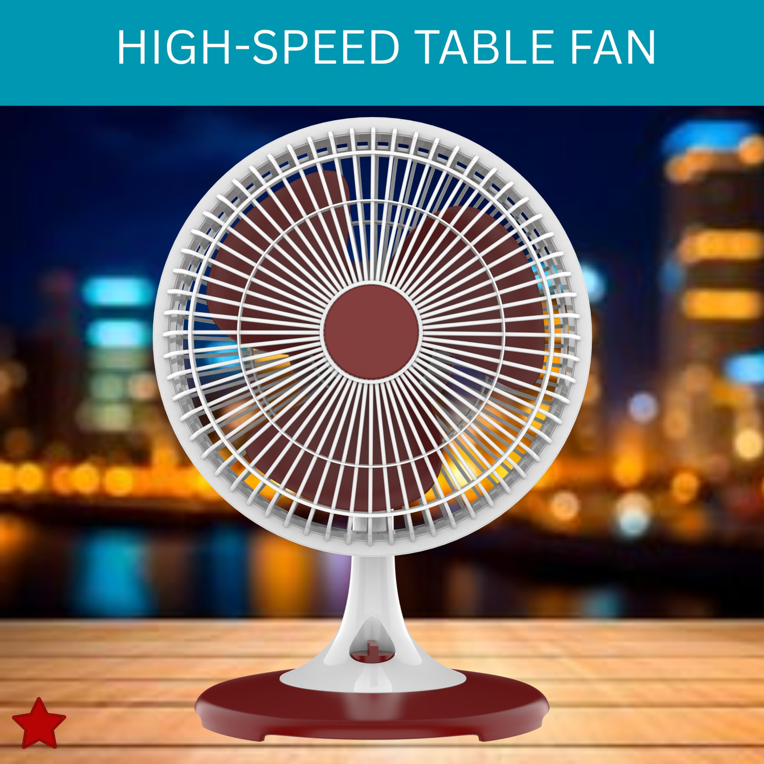 Image of GUGGU 300mm(12Inch.) Mini AC Cooler Fan, Small Evaporative Air Table Fan For HomeN41 Silent Operation 300 mm Table Fan