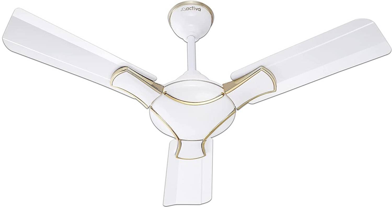 ACTIVA Corolla 36 Inch Pearl Ivory Ceiling Fan