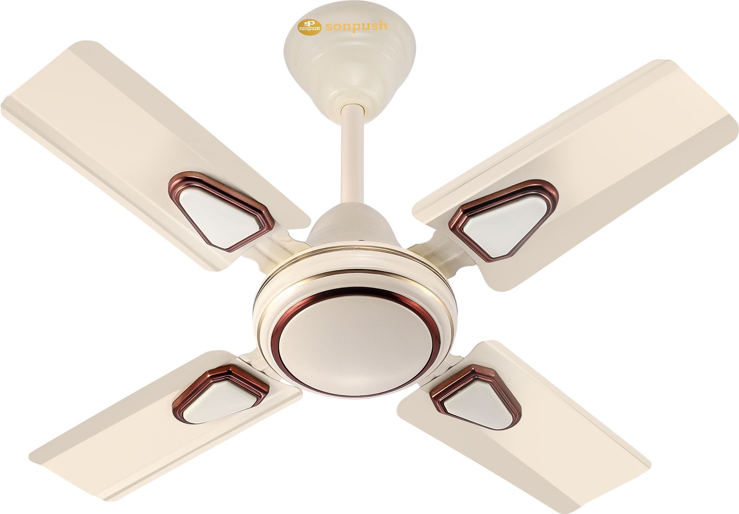 Image of Sonpush Glossy Pro | 4 Blade | Anti Dust | Decorative with 24 Months Warranty Anti Dust 600 mm Ceiling Fan