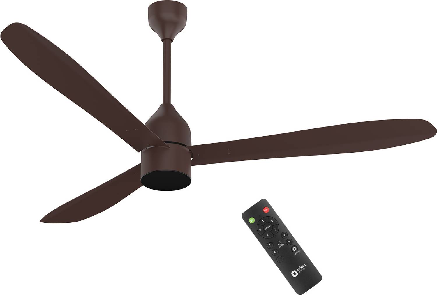 Orient Electric Ujala Slim with 3 Year Warranty BLDC Motor with Remote, Energy Saving, High Air Delivery, Remote Controlled 1200 mm Ceiling Fan