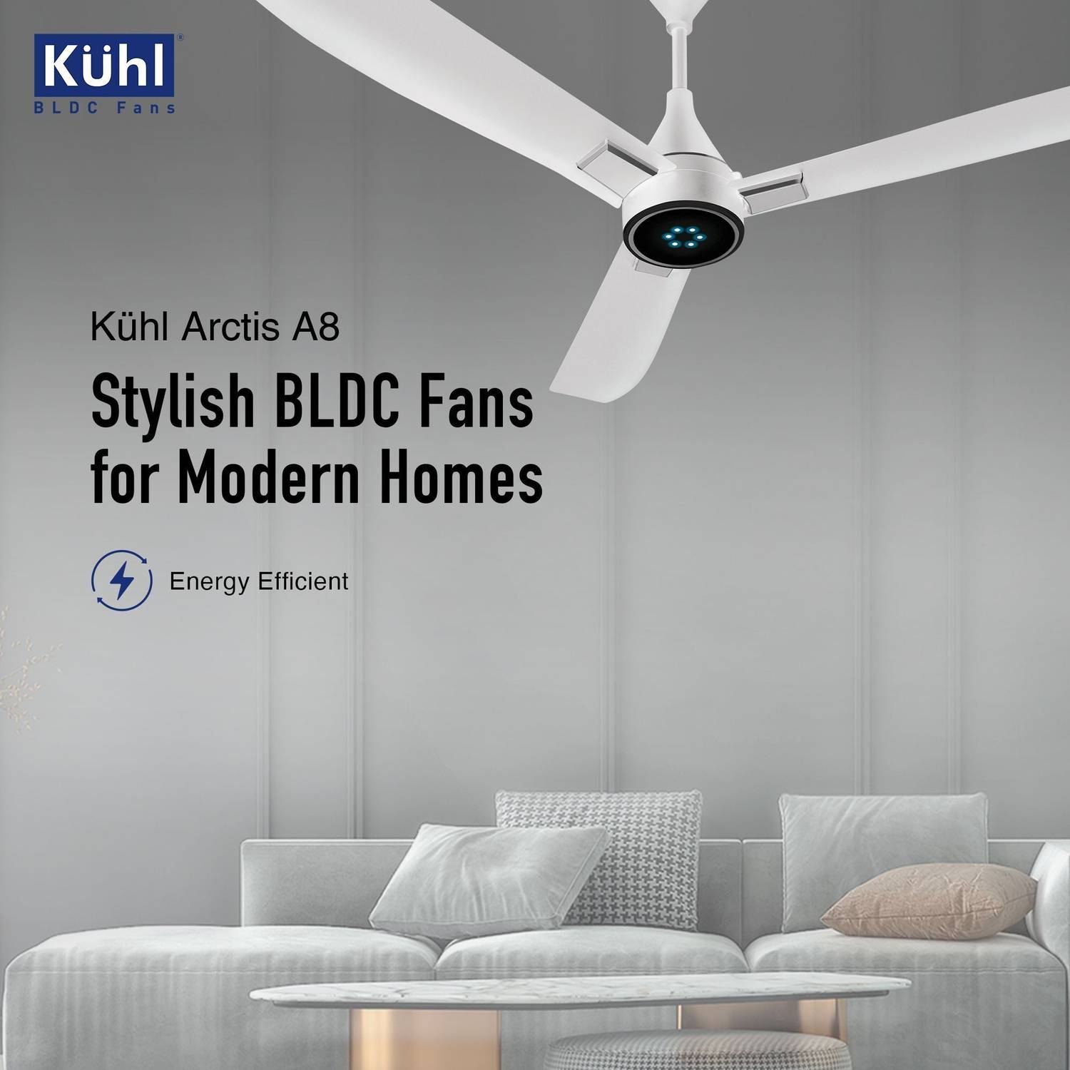 KUHL Arctis A8 BLDC 65% Power Saving Ceiling Fan - Image 3