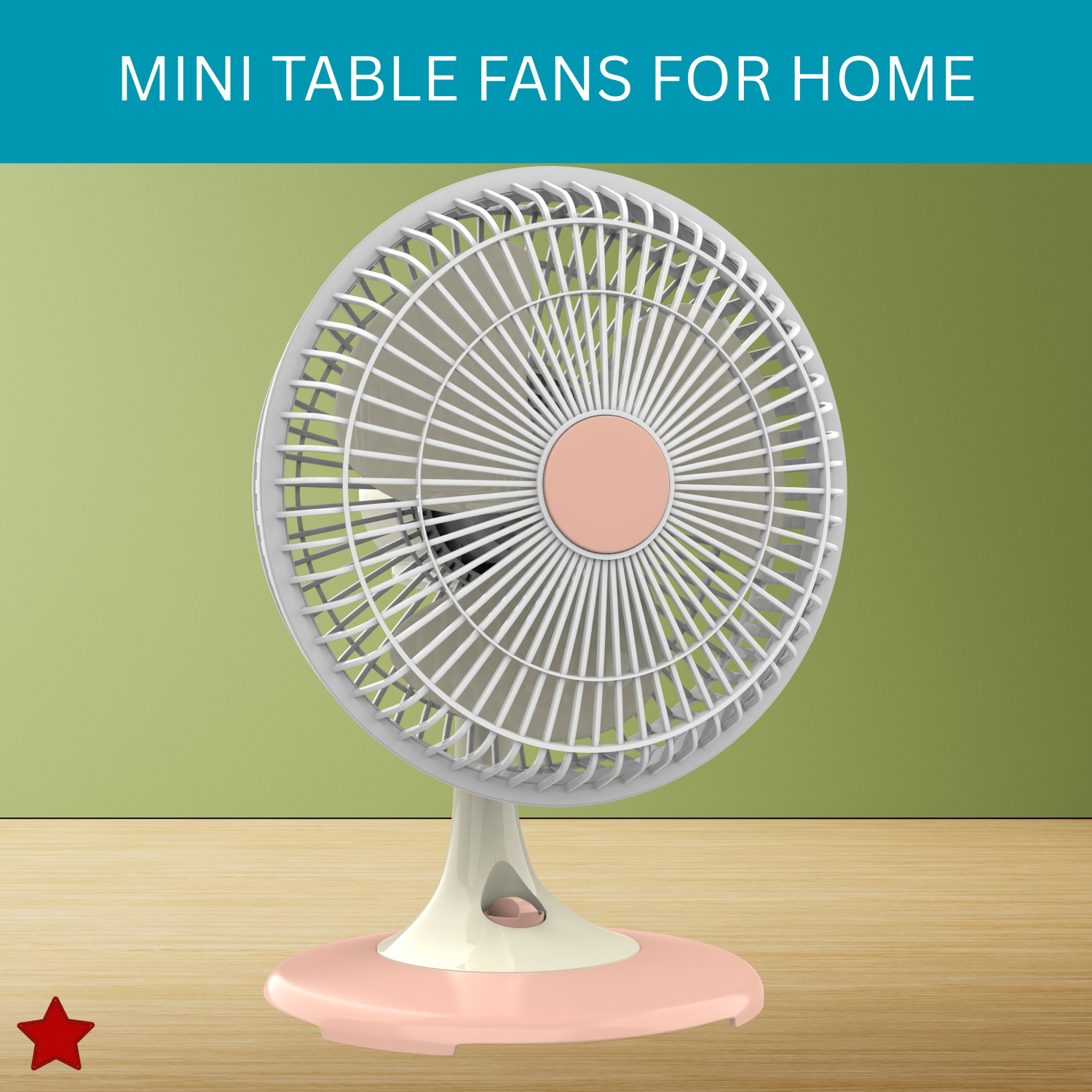 Image of Clairbell 300mm(12Inch.) Mini AC Cooler Fan, Small Evaporative Air Table Fan For HomeC345 Silent Operation 300 mm Table Fan