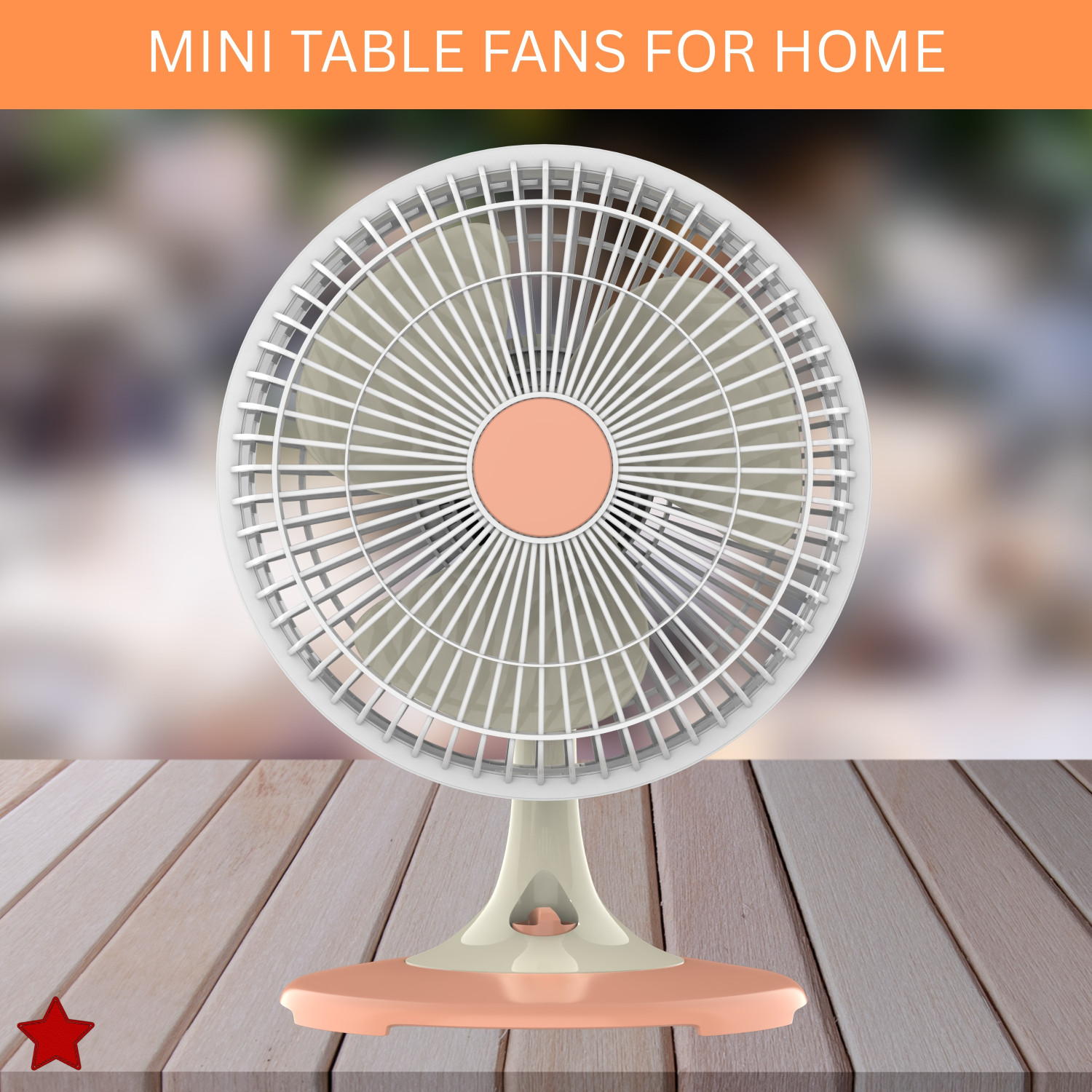 Image of YAROH 300mm(12Inch.) Mini AC Cooler Fan, Small Evaporative Air Table Fan For HomeE33 Silent Operation 300 mm Table Fan