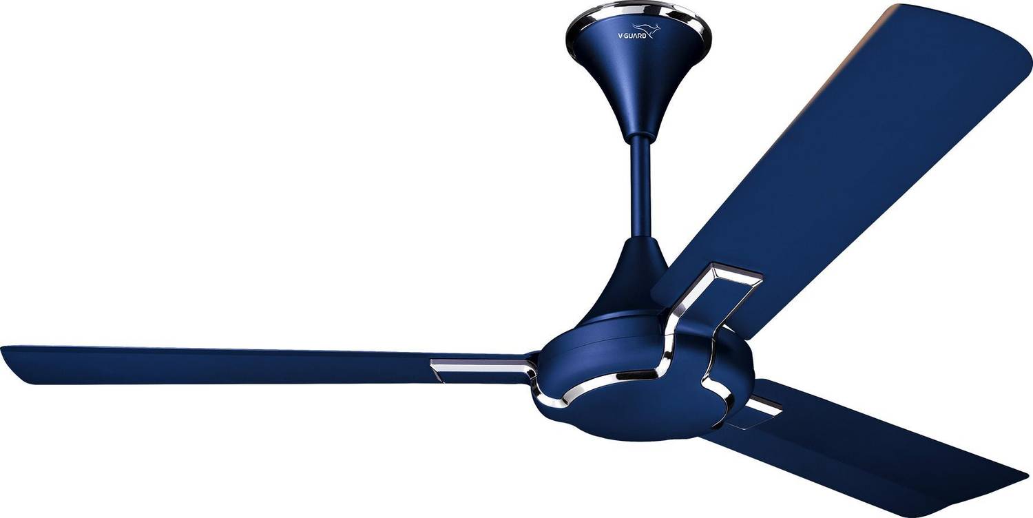 V-Guard Exado Pro BS (Riband Blue Matte) | Energy Saving | Anti Dust | High Speed with 30 Months Warranty Anti Dust 1200 mm Ceiling Fan