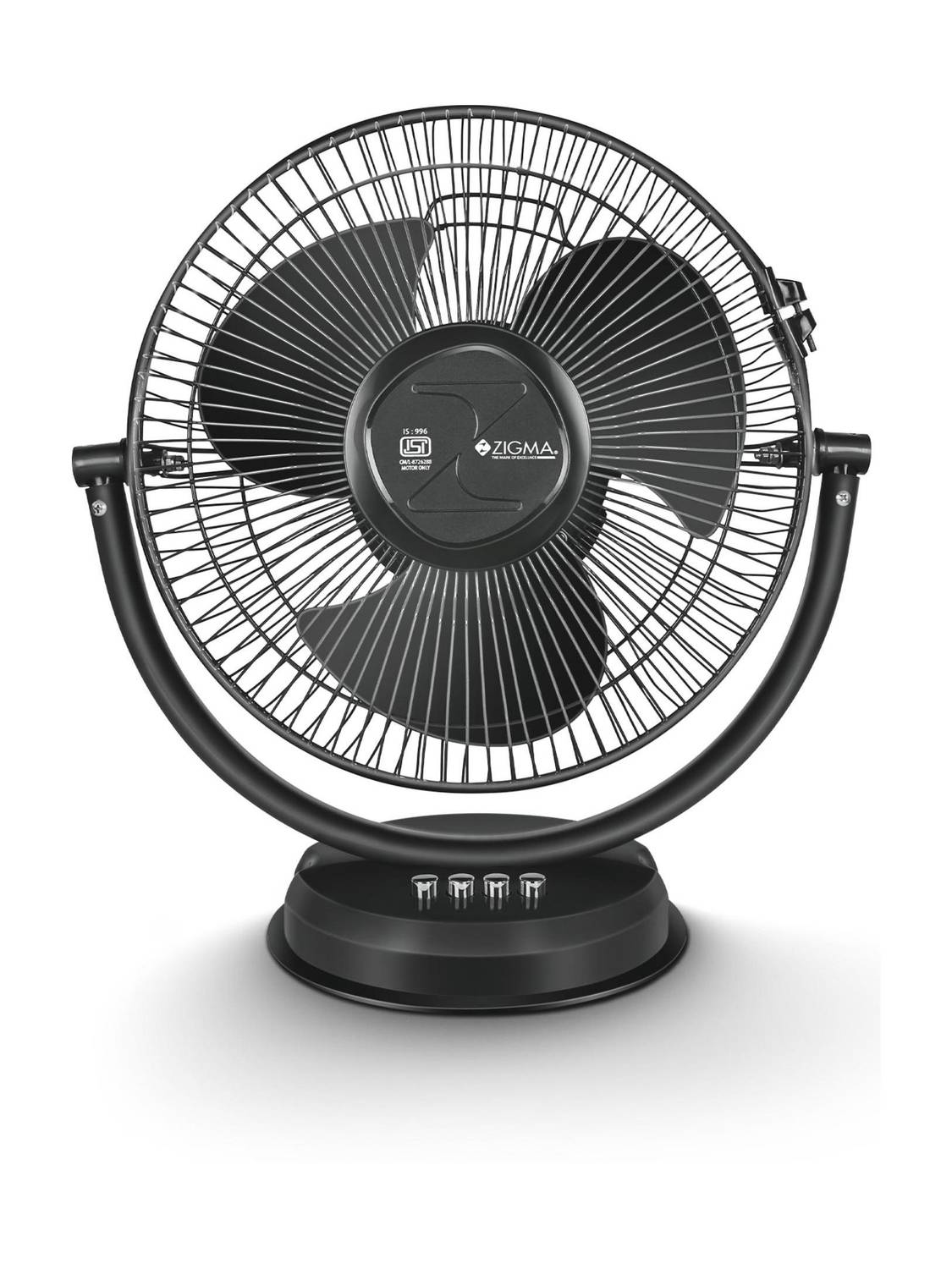 zigma TIKTIK Quiet Portable | High Speed with 12 Months Warranty Ultra High Speed 300 mm Table Fan