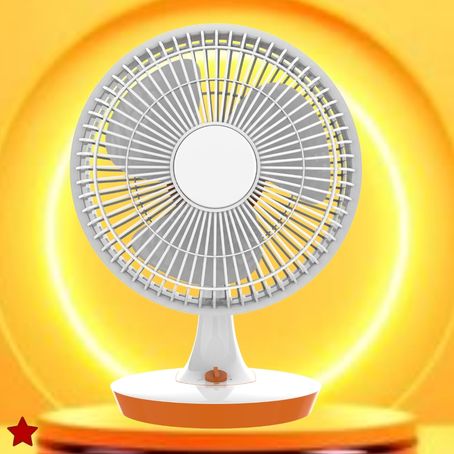 Image of Clairbell Mini Ac Cooler for Room Cooling 300mm(12Inch.) Electric Table Fan For HomeVQ406 Silent Operation 300 mm Table Fan