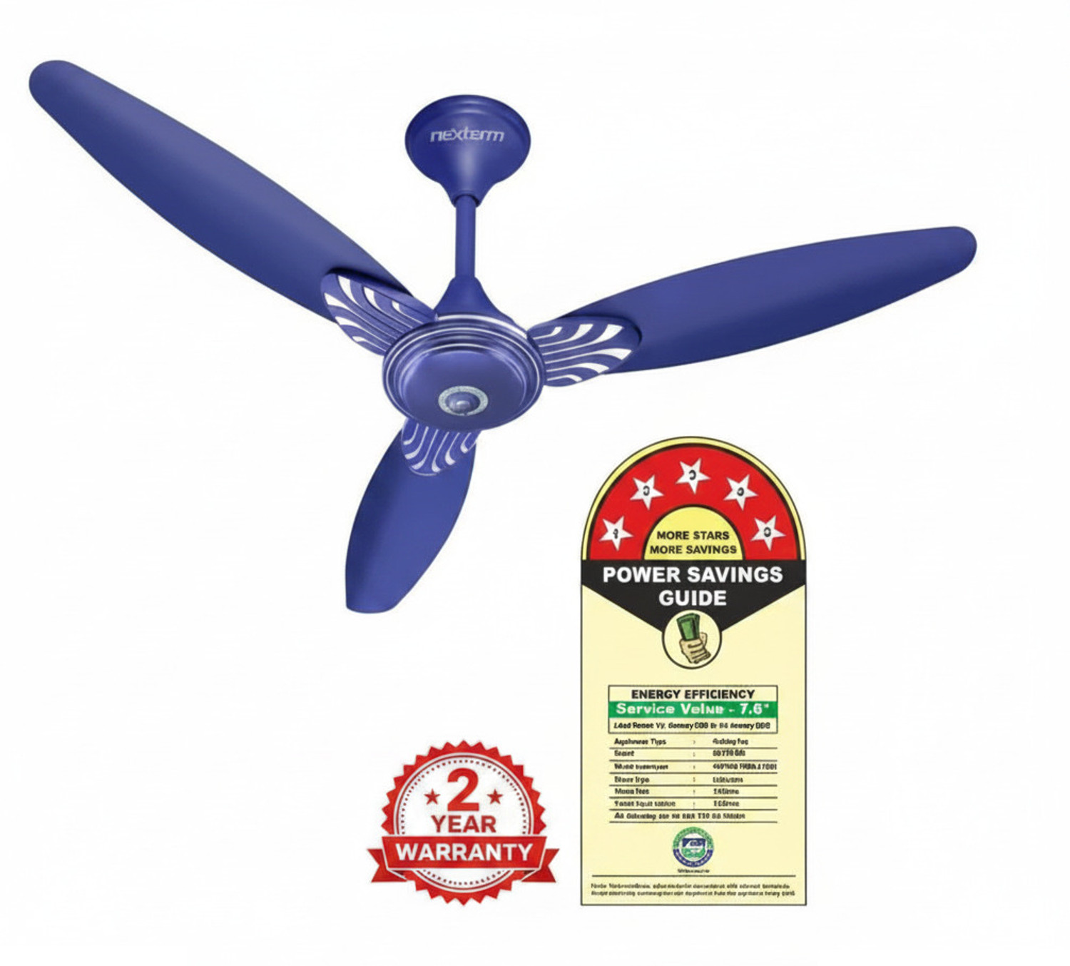 Image of Nexterm Royal | Decorative with 2 Year Warranty Anti Rust, High Air Delivery 1200 mm Ceiling Fan